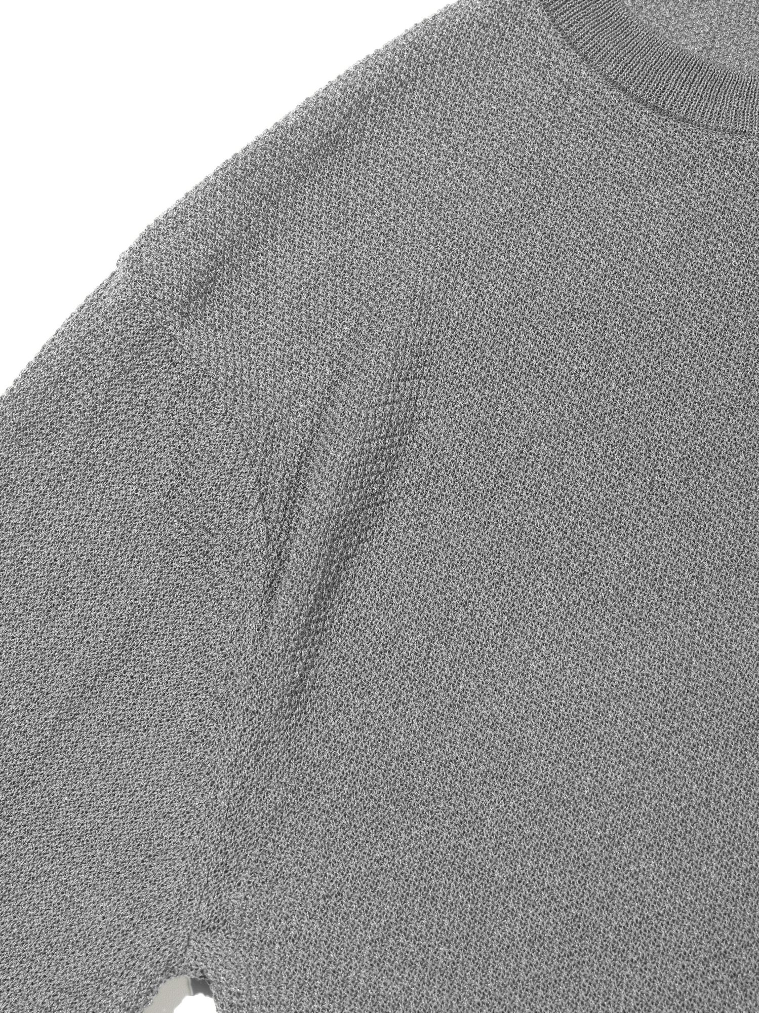 Linen Henry Knit Pull-over (Melange)