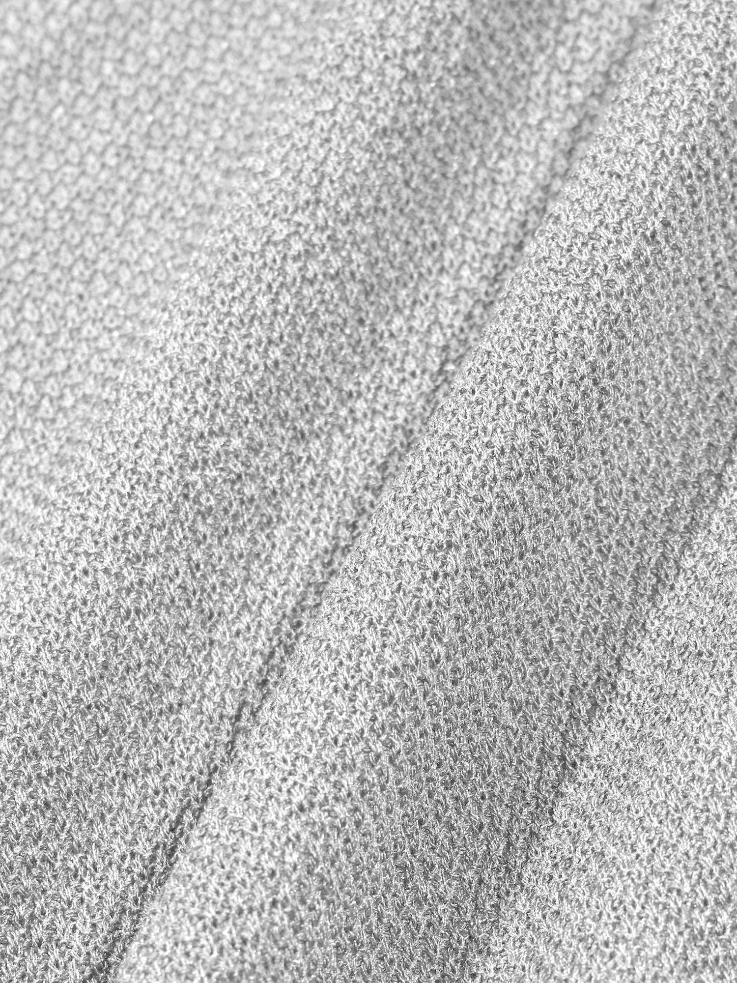 Linen Henry Knit Pull-over (White Melange)