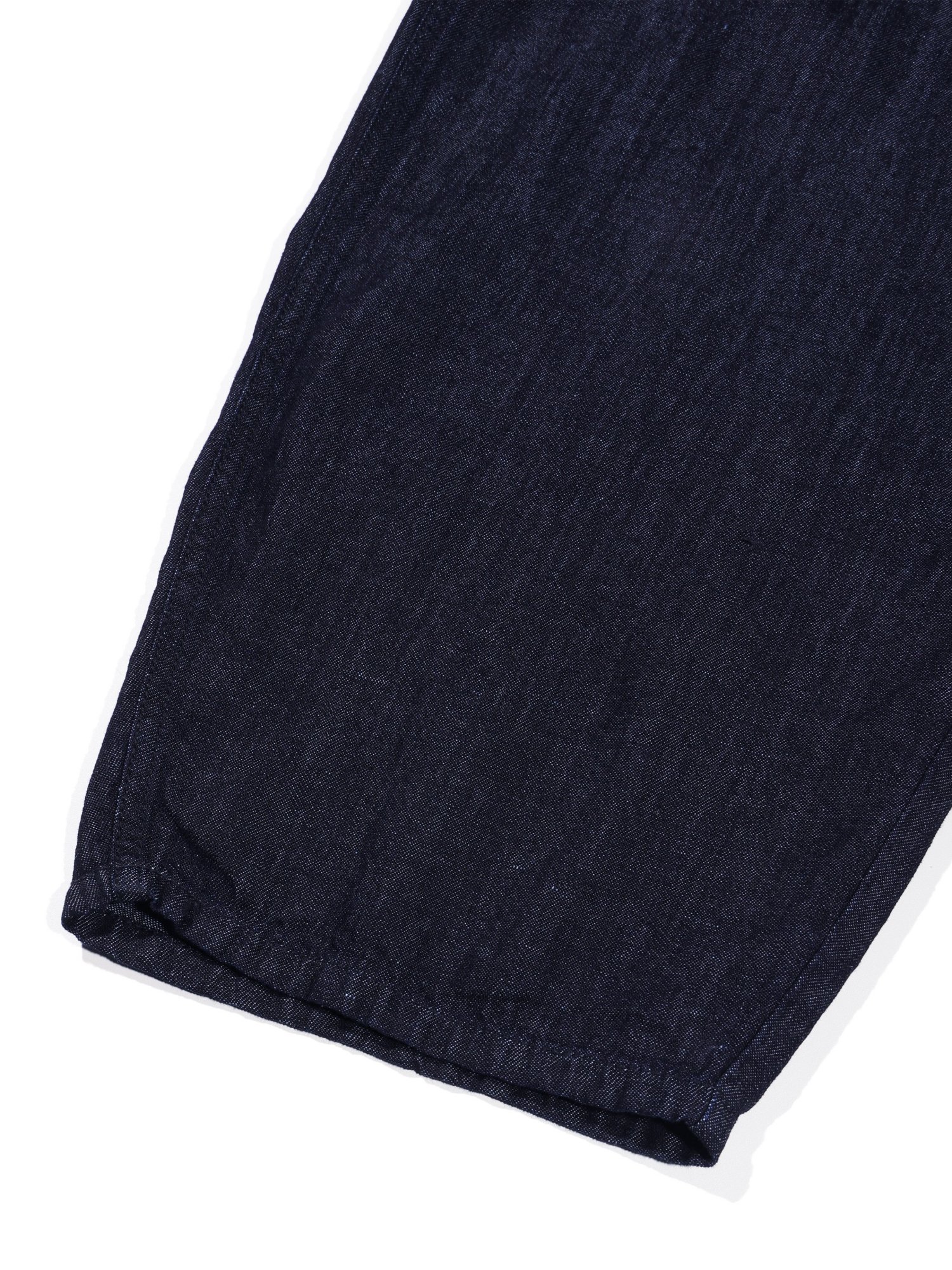 Button-up Linen Denim Pants (Indigo)