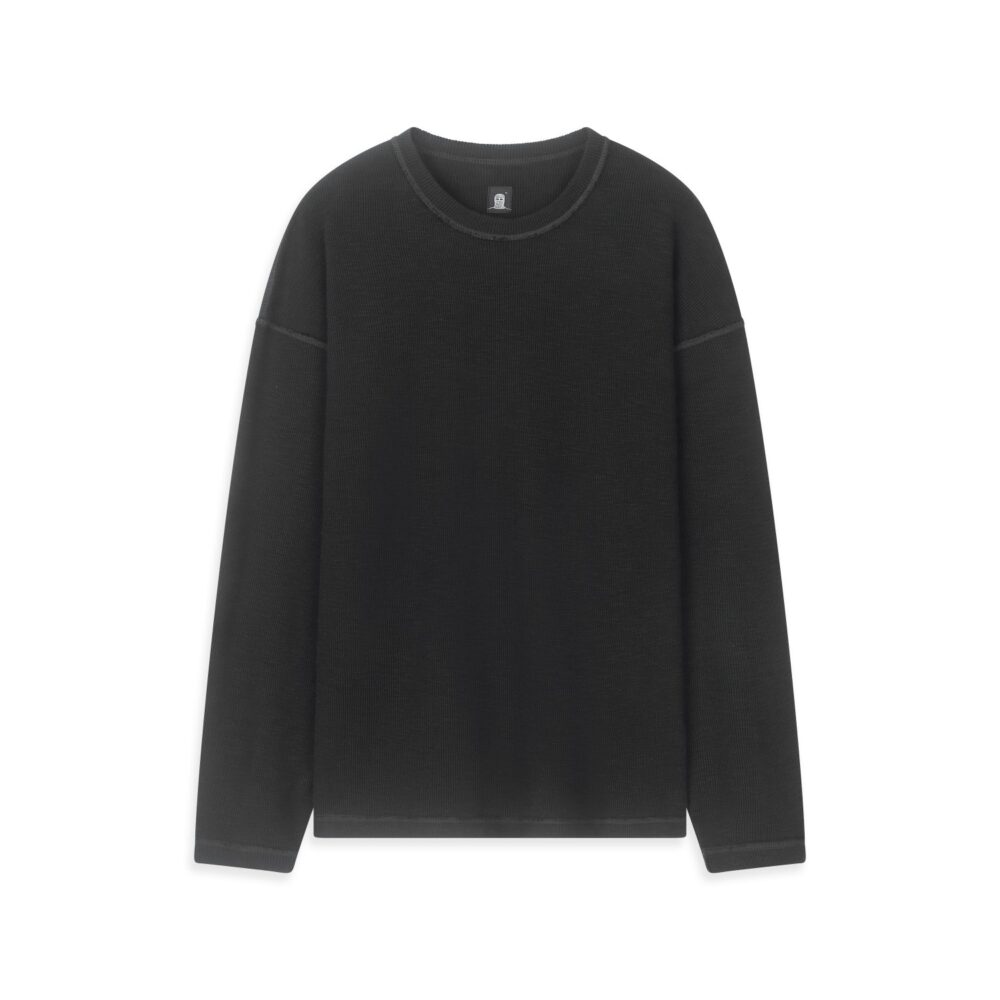 Waffle Long Sleeve (Black)