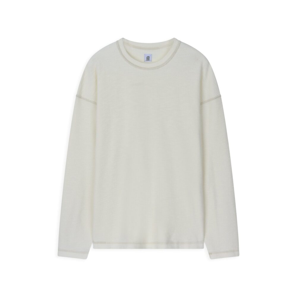 Waffle Long Sleeve (Ivory)