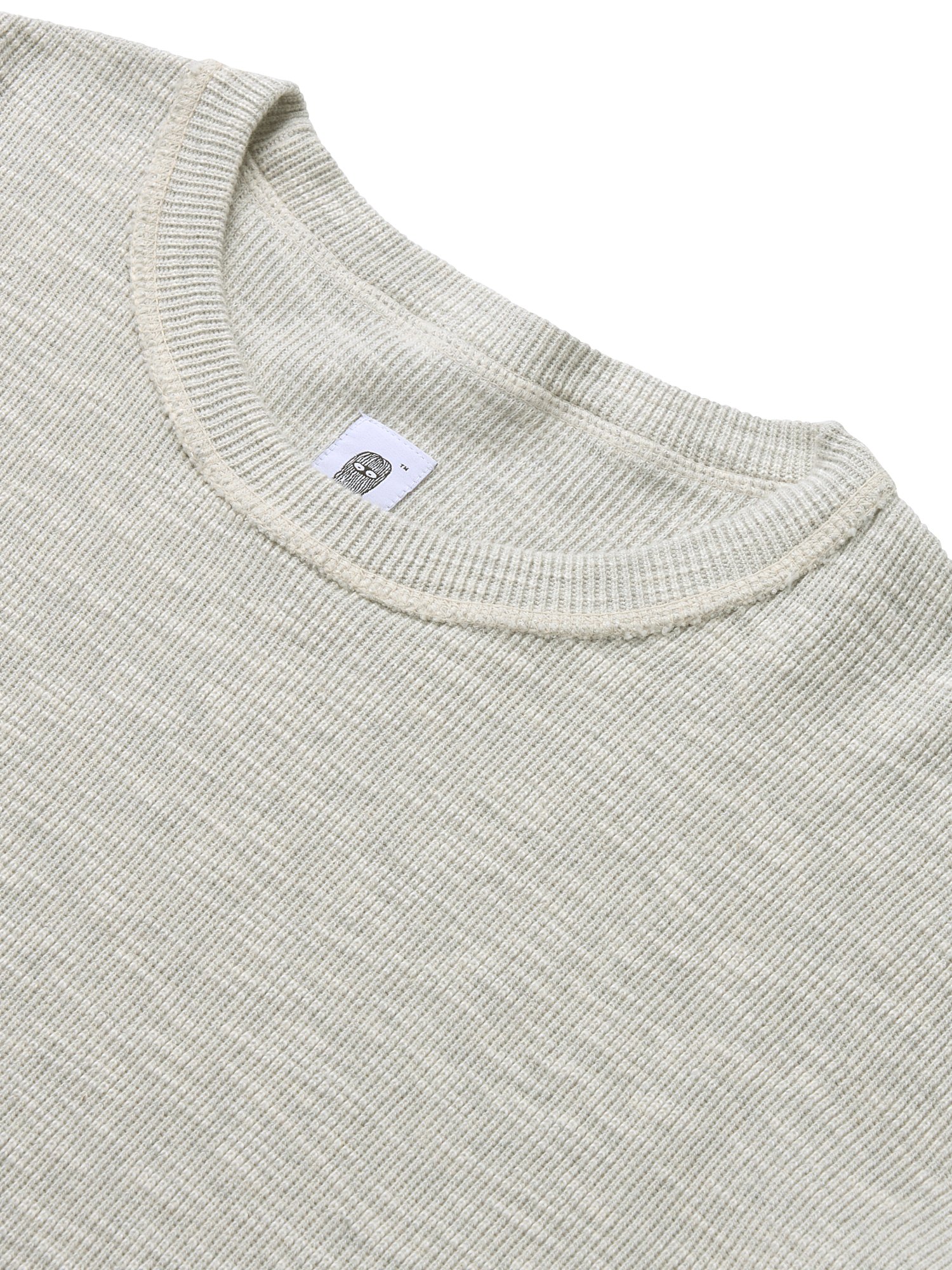 Waffle Long Sleeve (Ivory)
