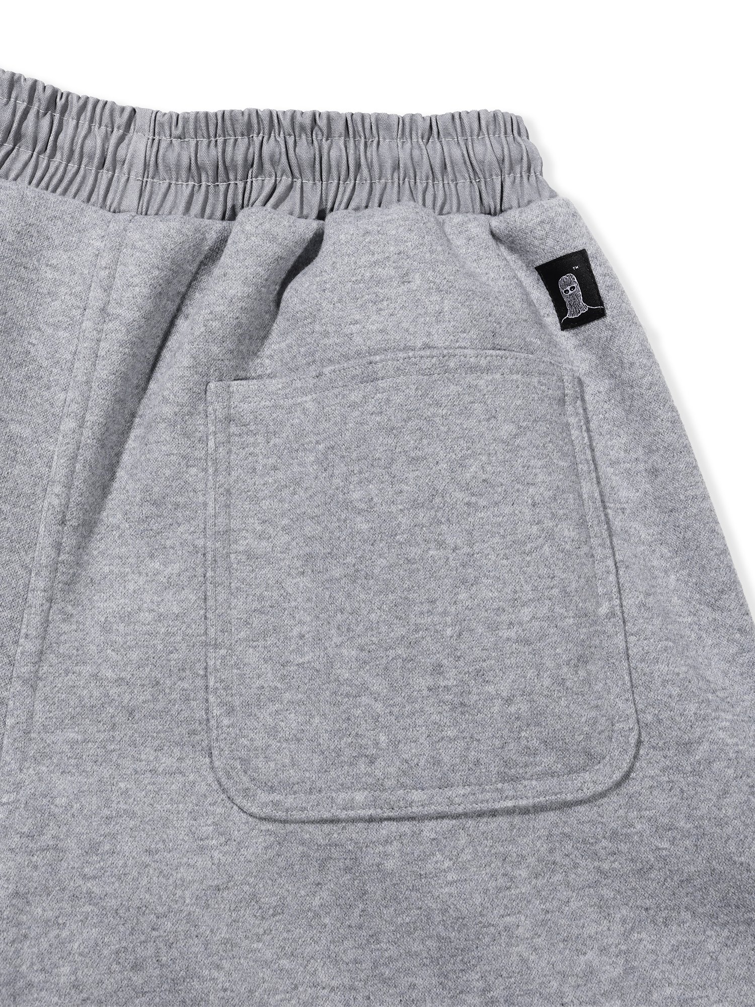 Wool Brushed Daddy Pants (Melange Gray)