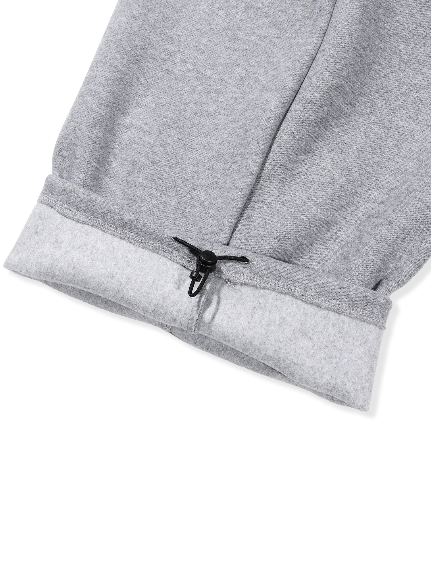 Wool Brushed Daddy Pants (Melange Gray)