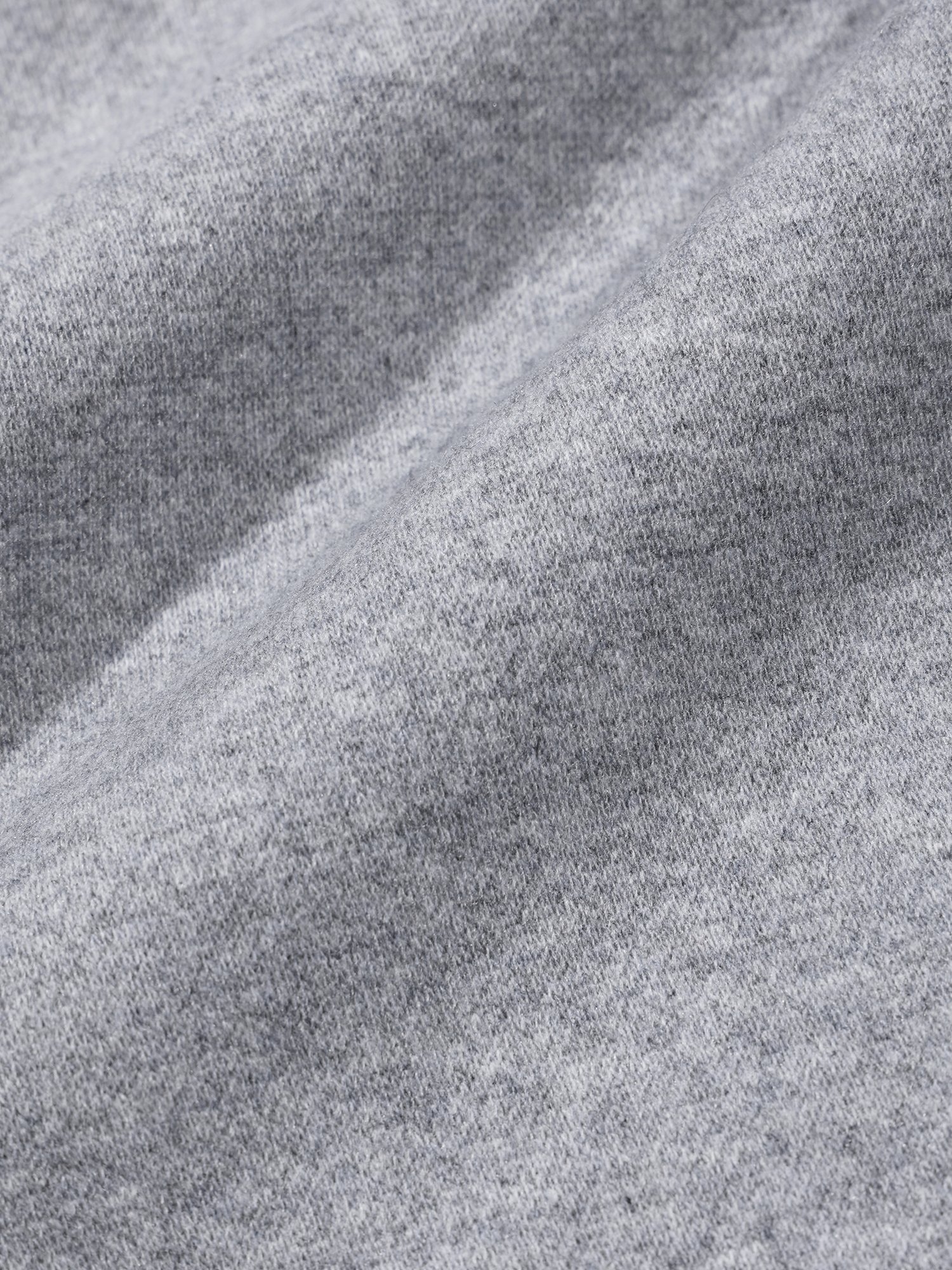 Wool Brushed Daddy Pants (Melange Gray)