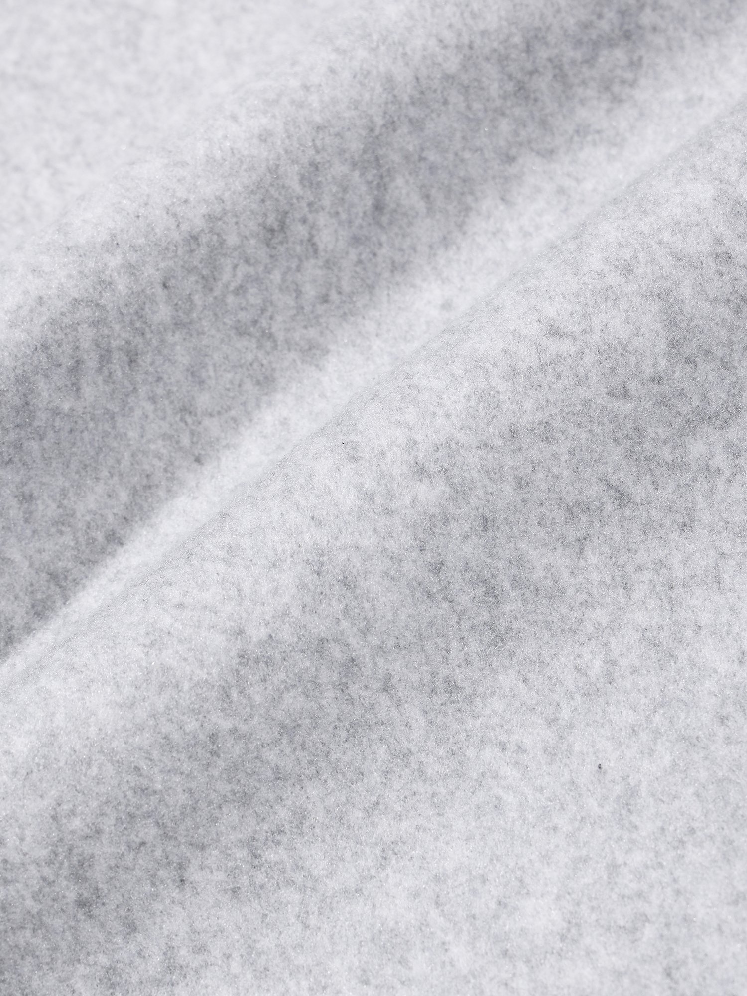 Wool Brushed Daddy Pants (Melange Gray)