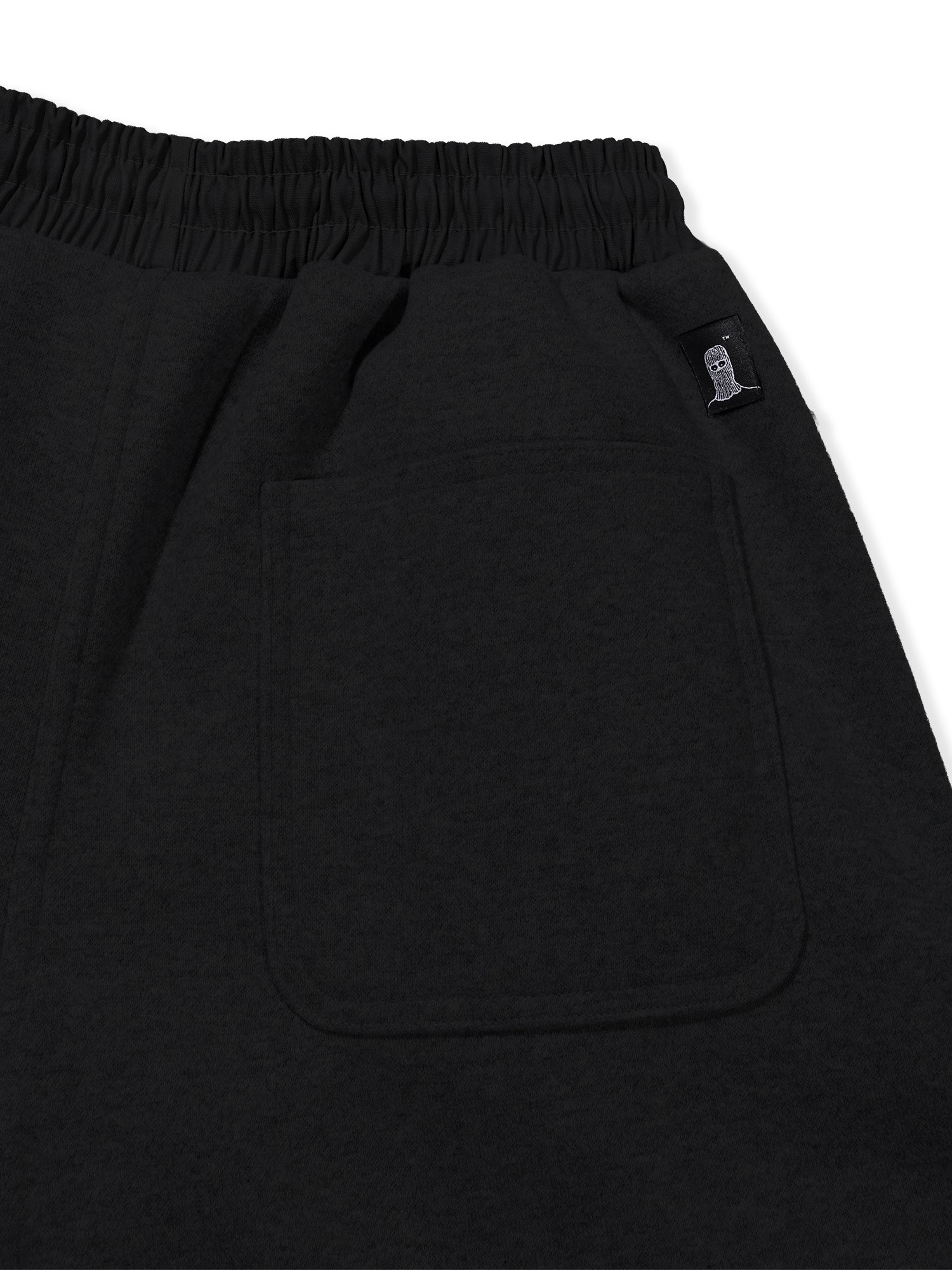 Wool Brushed Daddy Pants (Black)