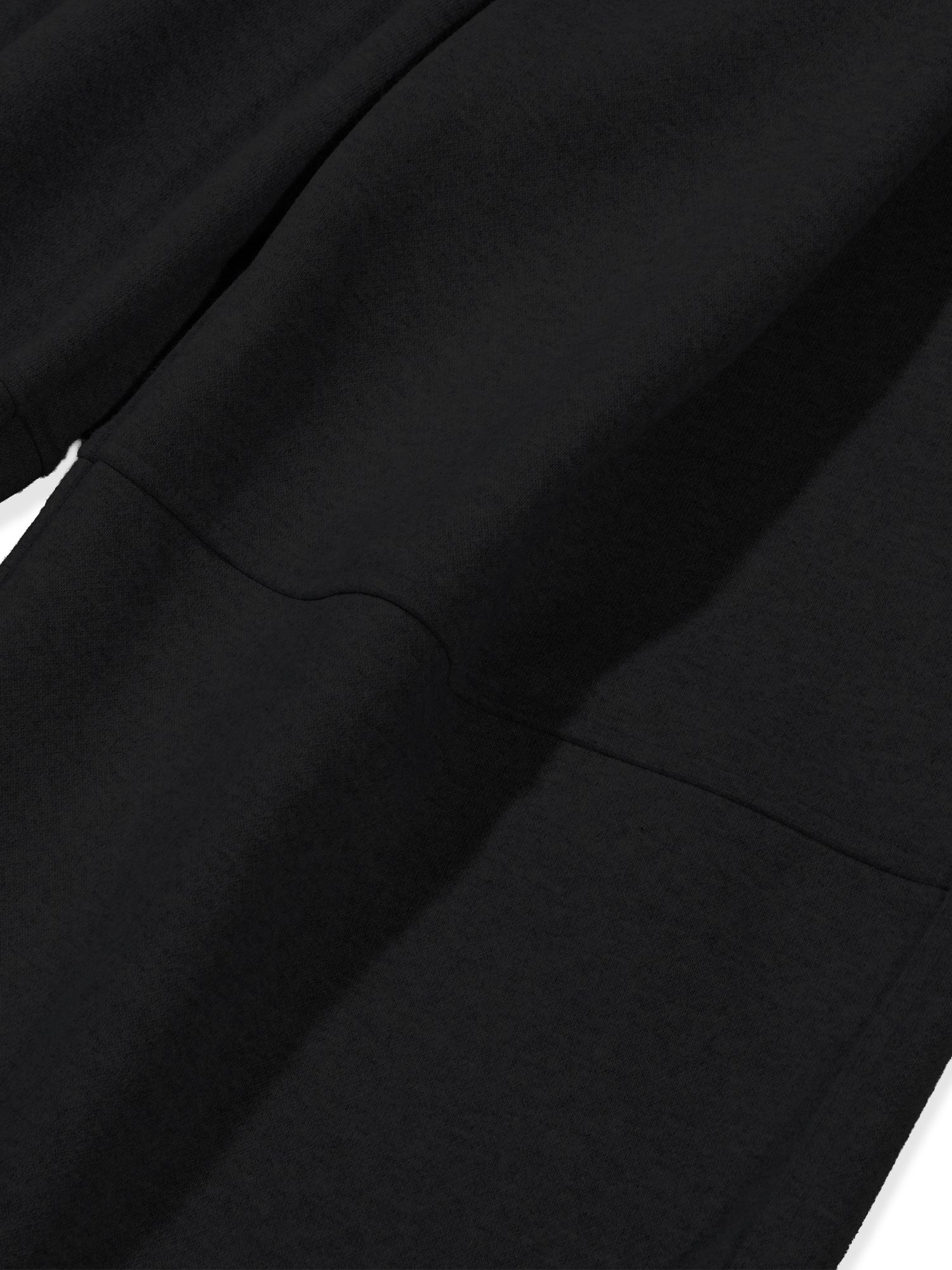 Wool Brushed Daddy Pants (Black)