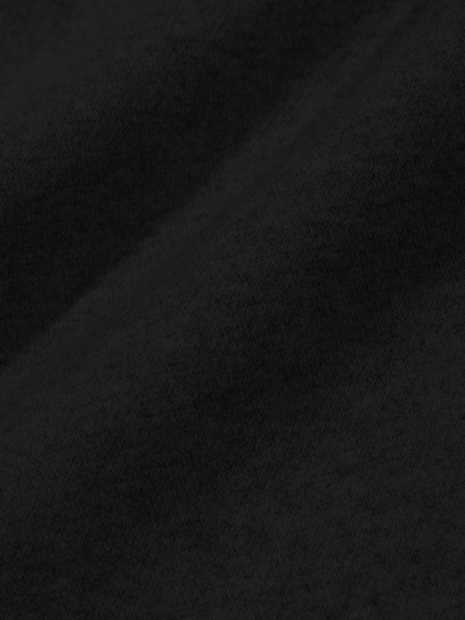 Wool Brushed Daddy Pants (Black)