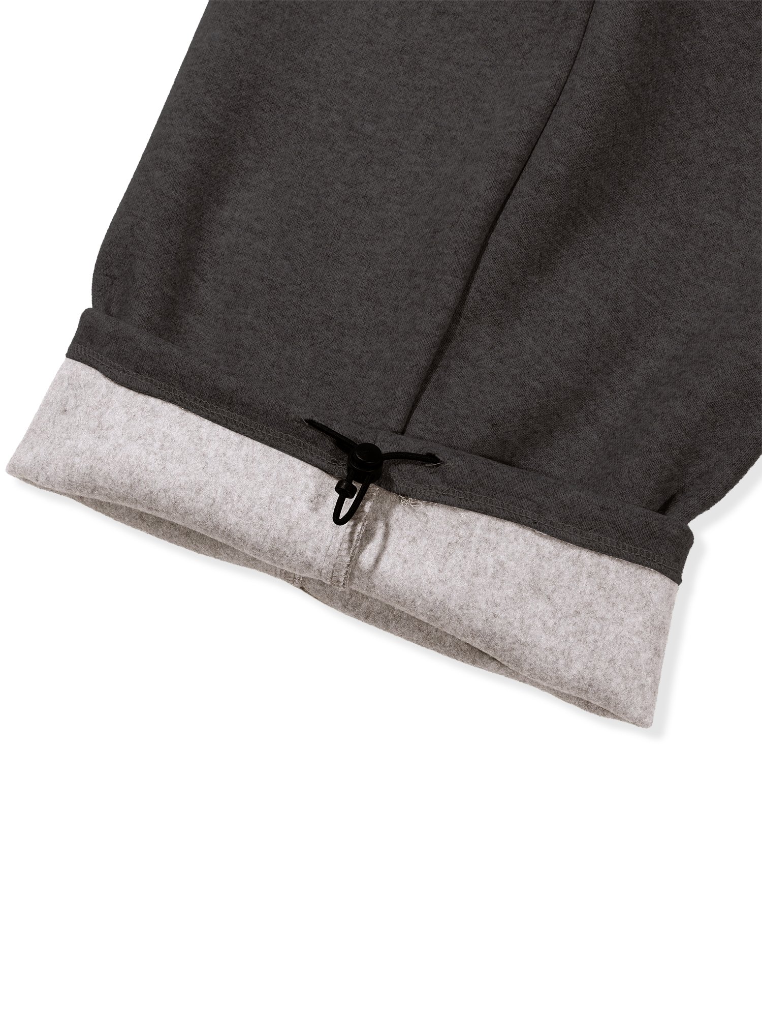 Wool Brushed Daddy Pants (Chacoal)