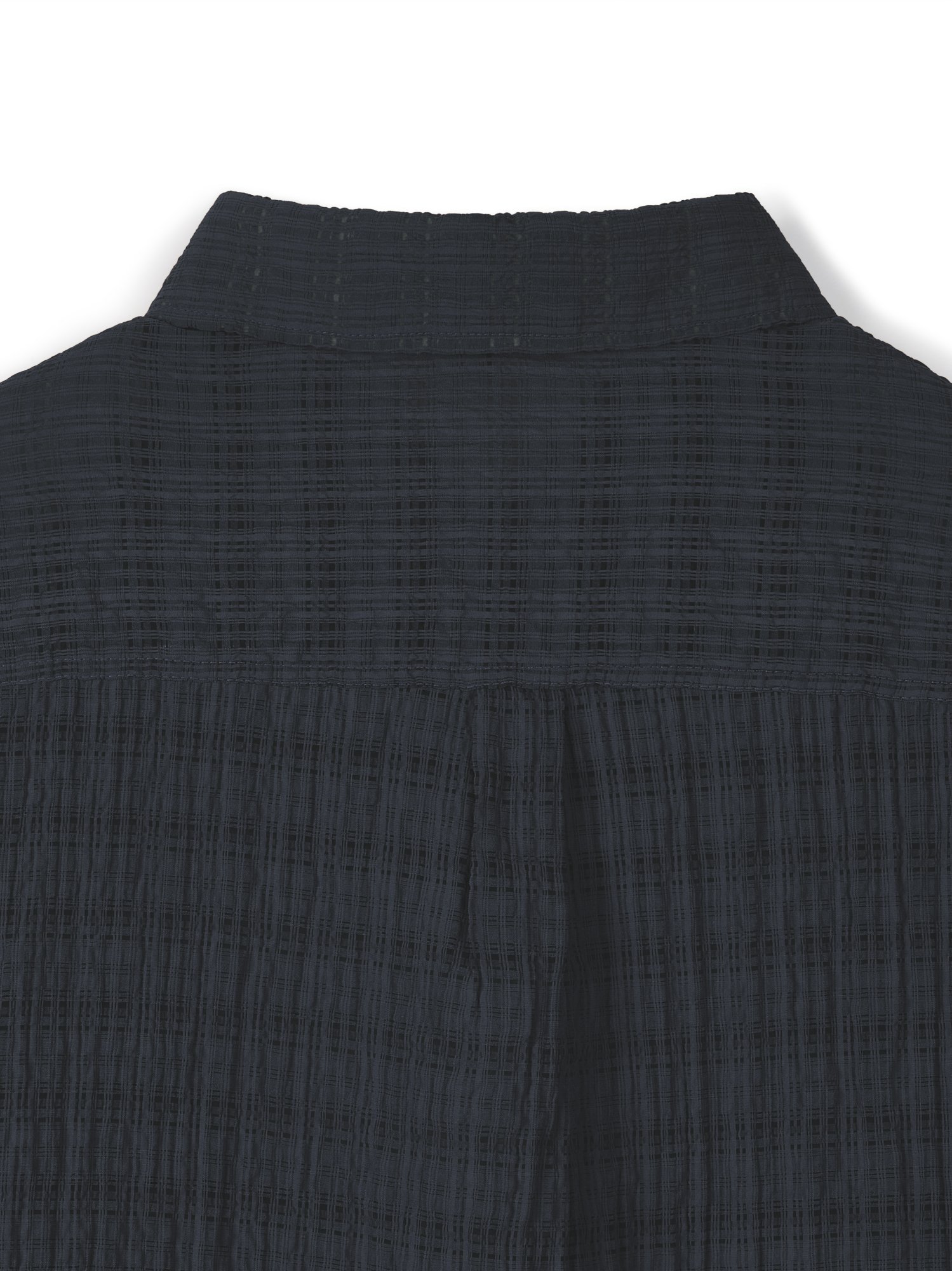 Jacquard Check Shirt (Charcoal)