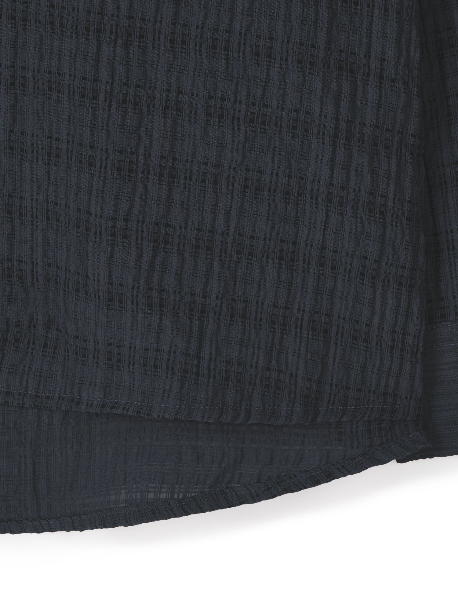 Jacquard Check Shirt (Charcoal)