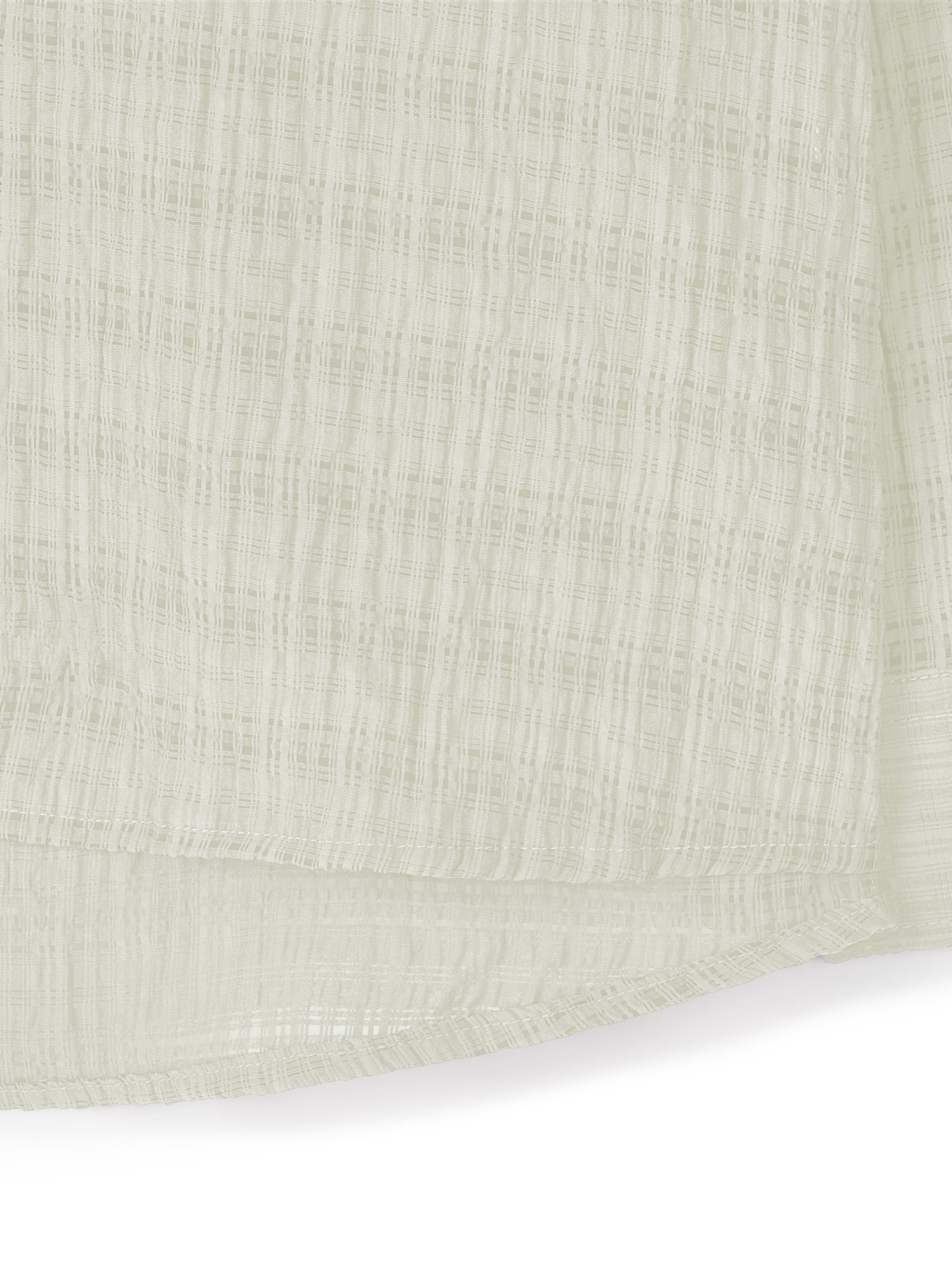Jacquard Check Shirt (Cream)