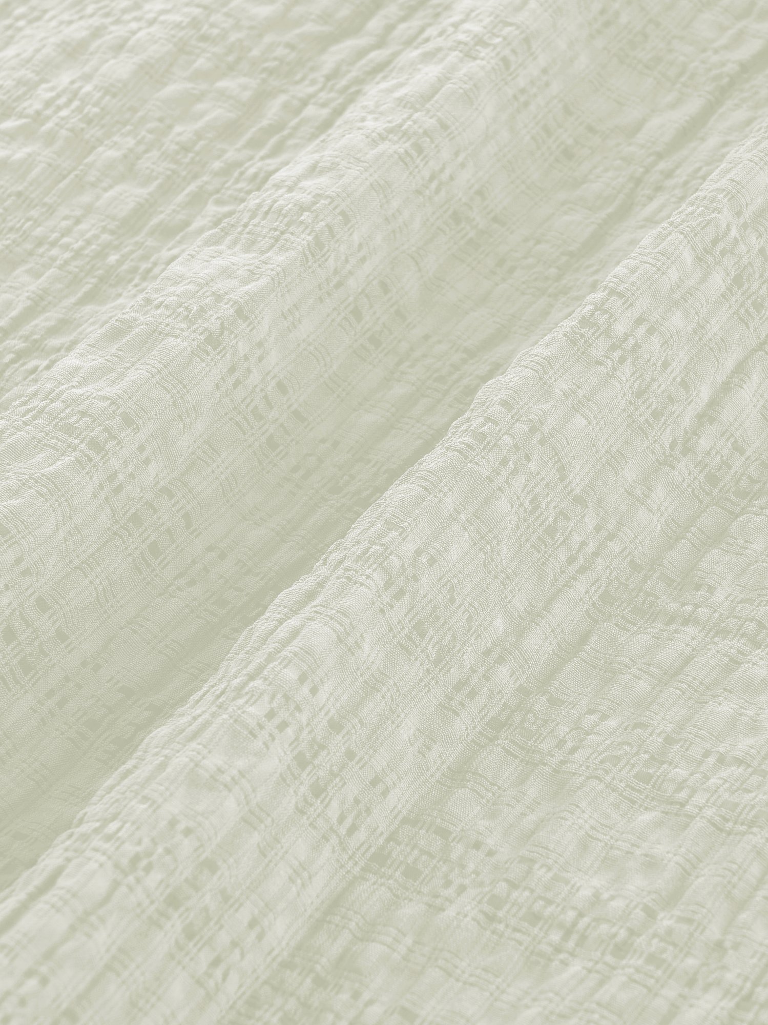 Jacquard Check Shirt (Cream)