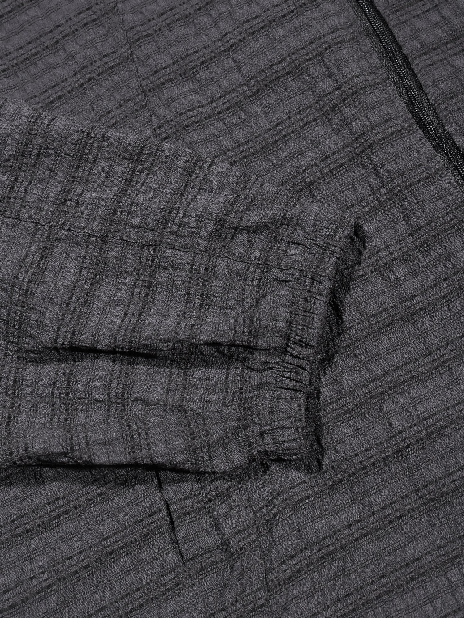Jacquard Parka (Charcoal)
