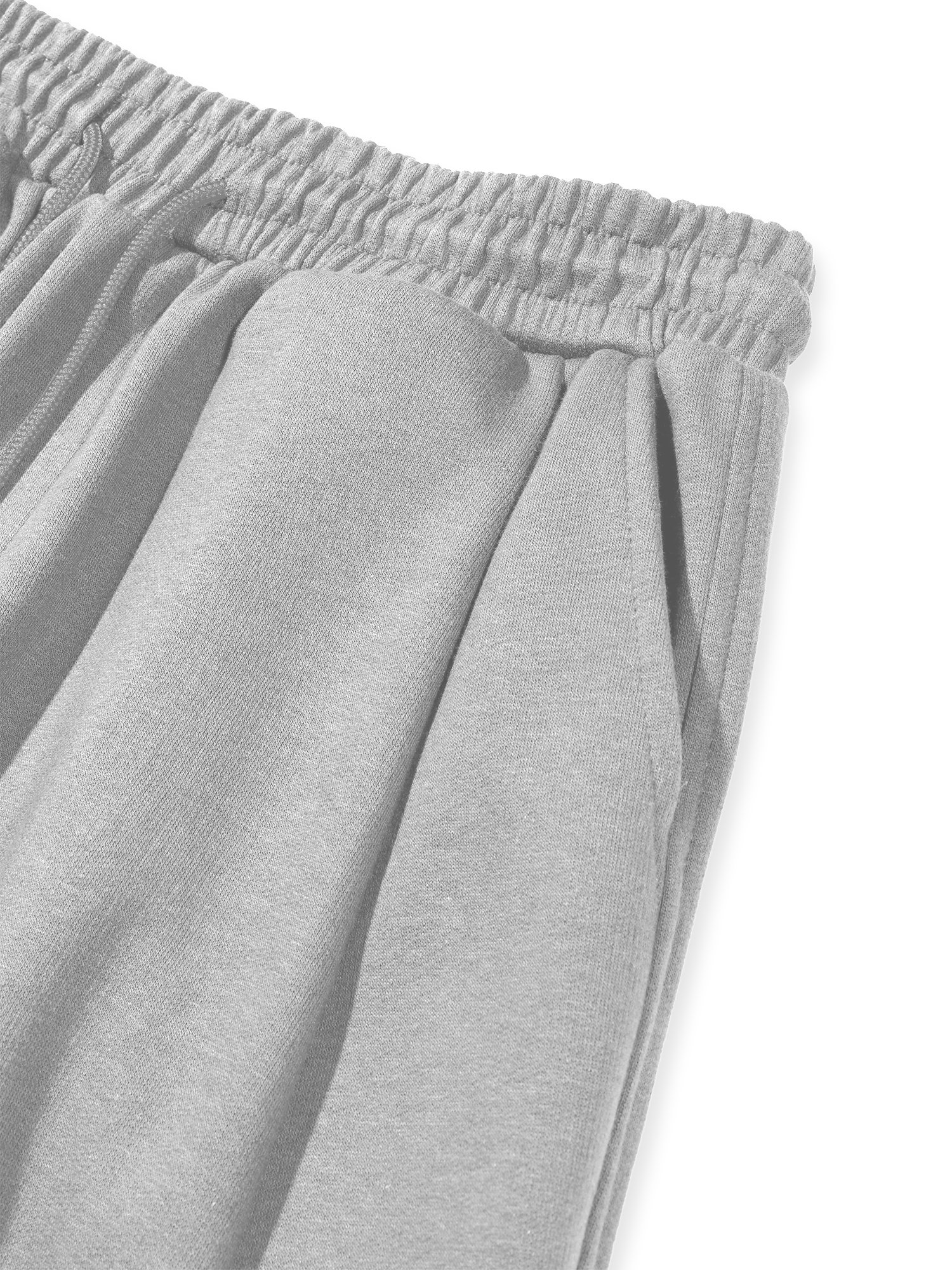Jersey Folded Wide Pants (Melange)
