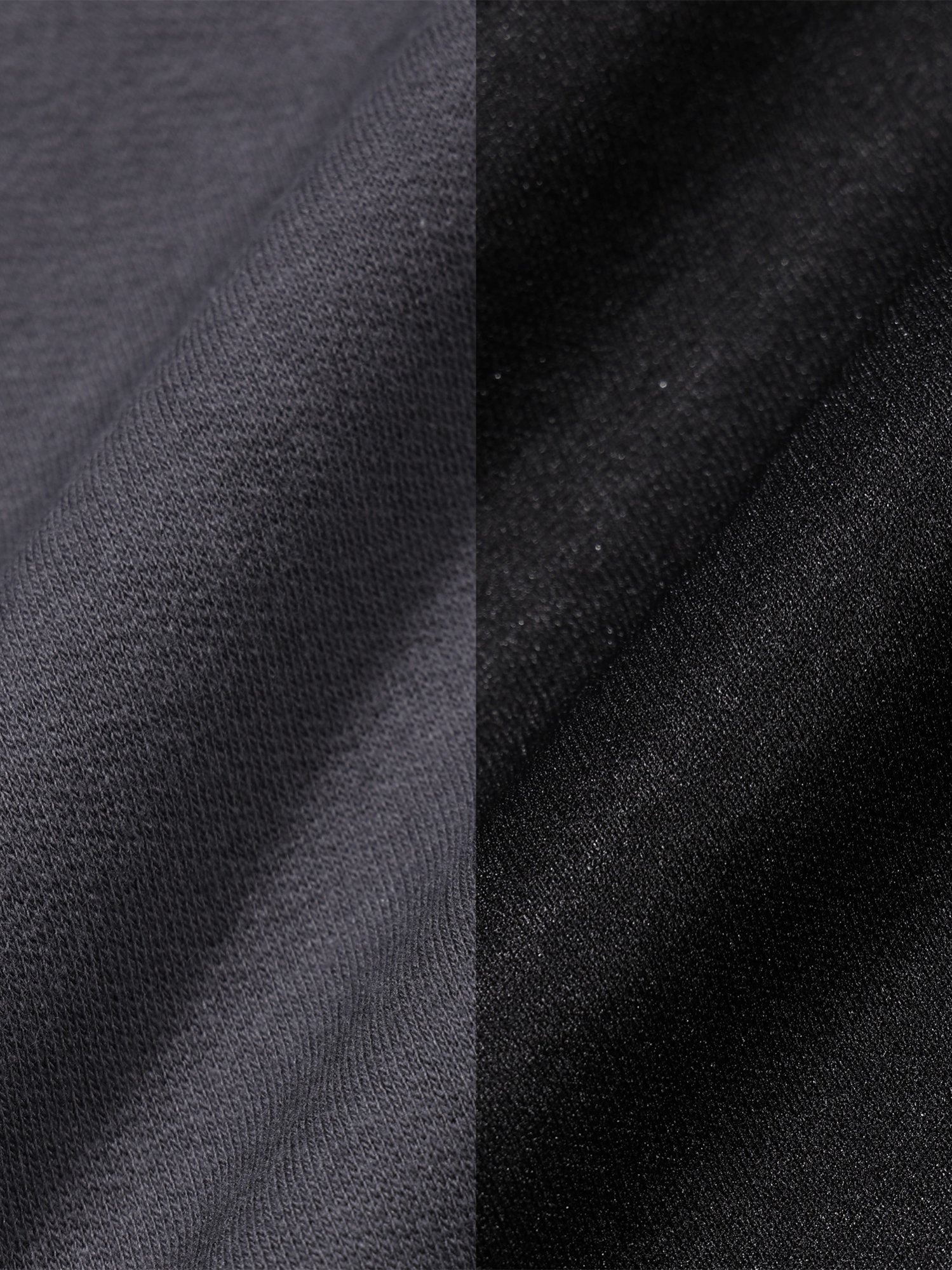 Jersey Folded Wide Pants (Charcoal)