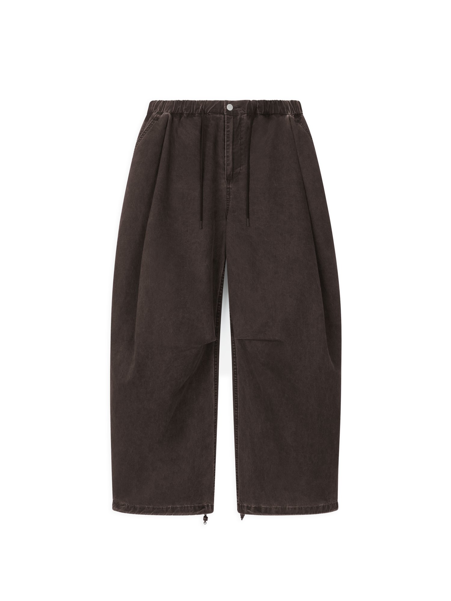 Cotton Balloon Pants (Brown)