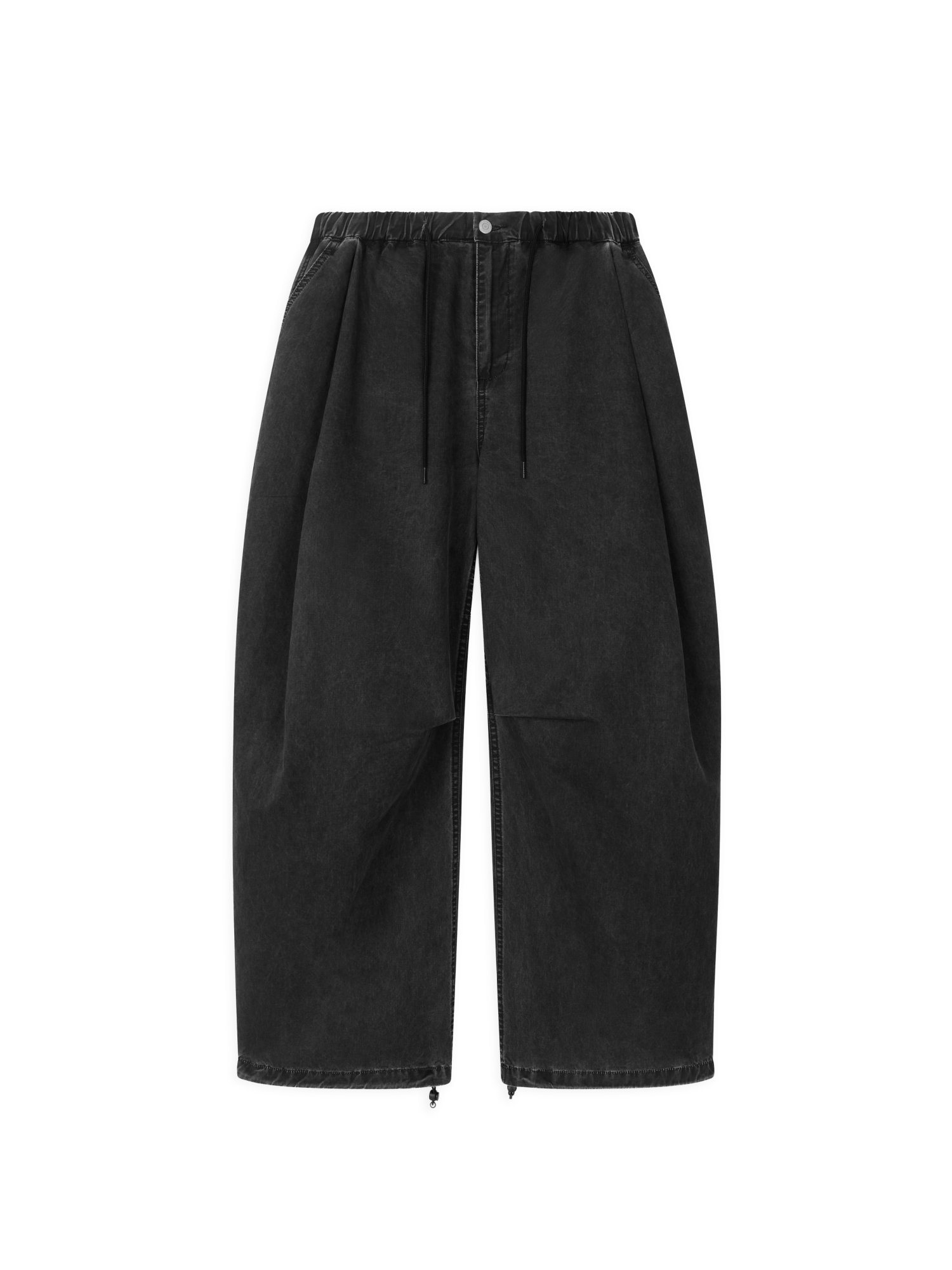 Cotton Balloon Pants (Black)