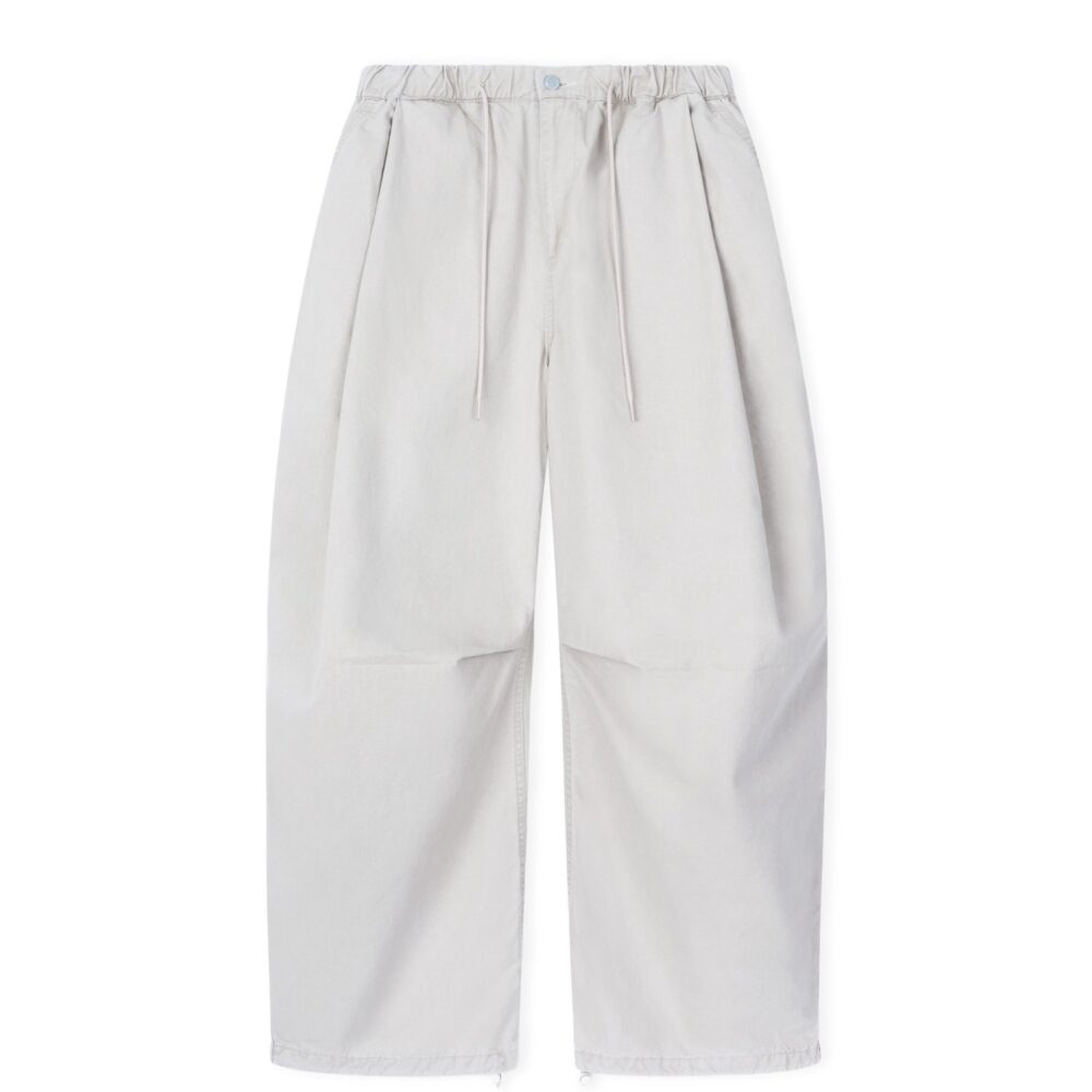 Cotton Balloon Pants (Stone Beige)