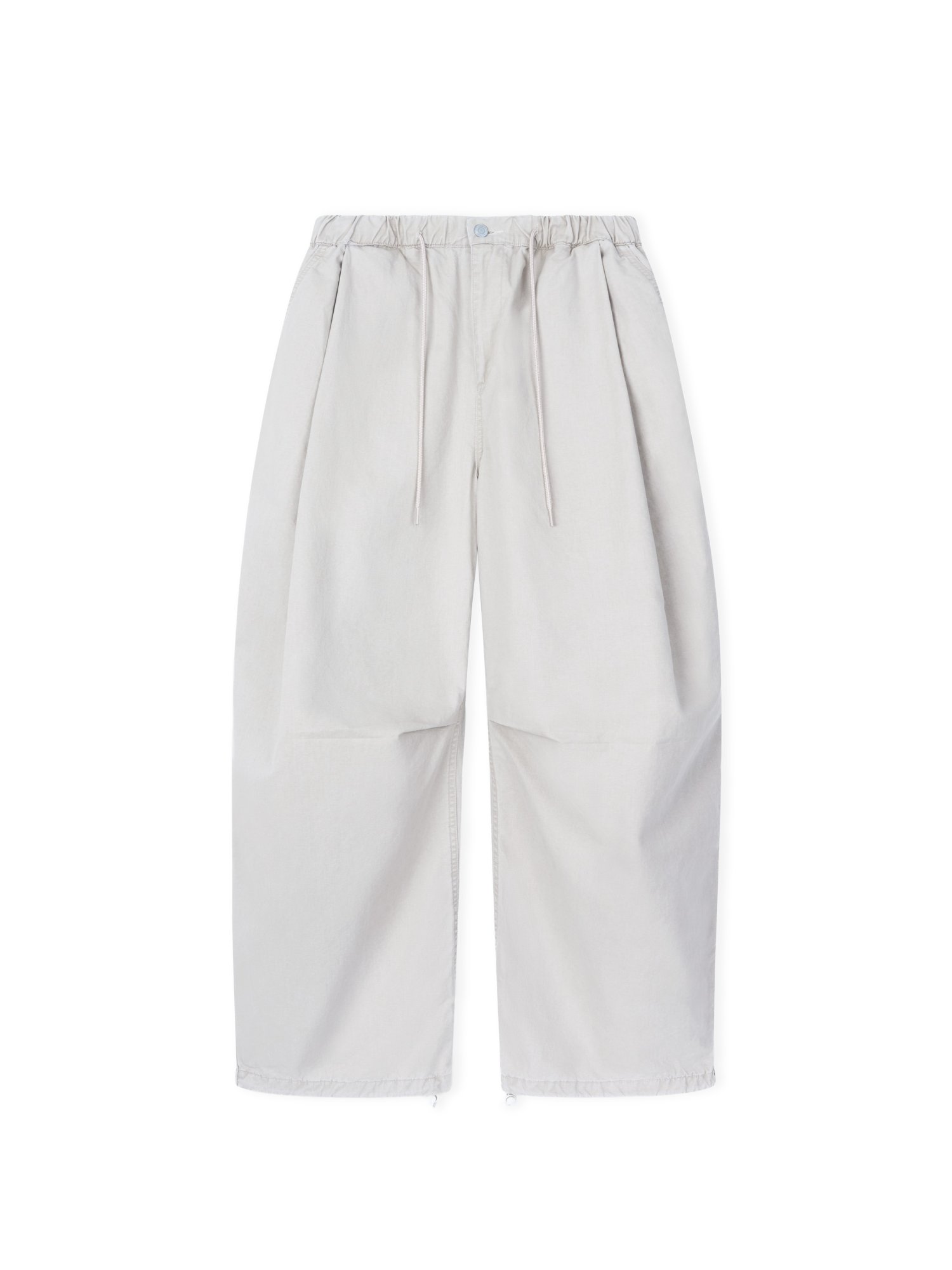Cotton Balloon Pants (Stone Beige)