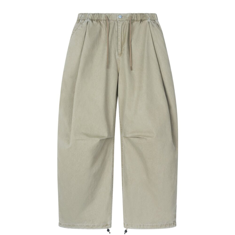 Cotton Balloon Pants (Olive Khaki)