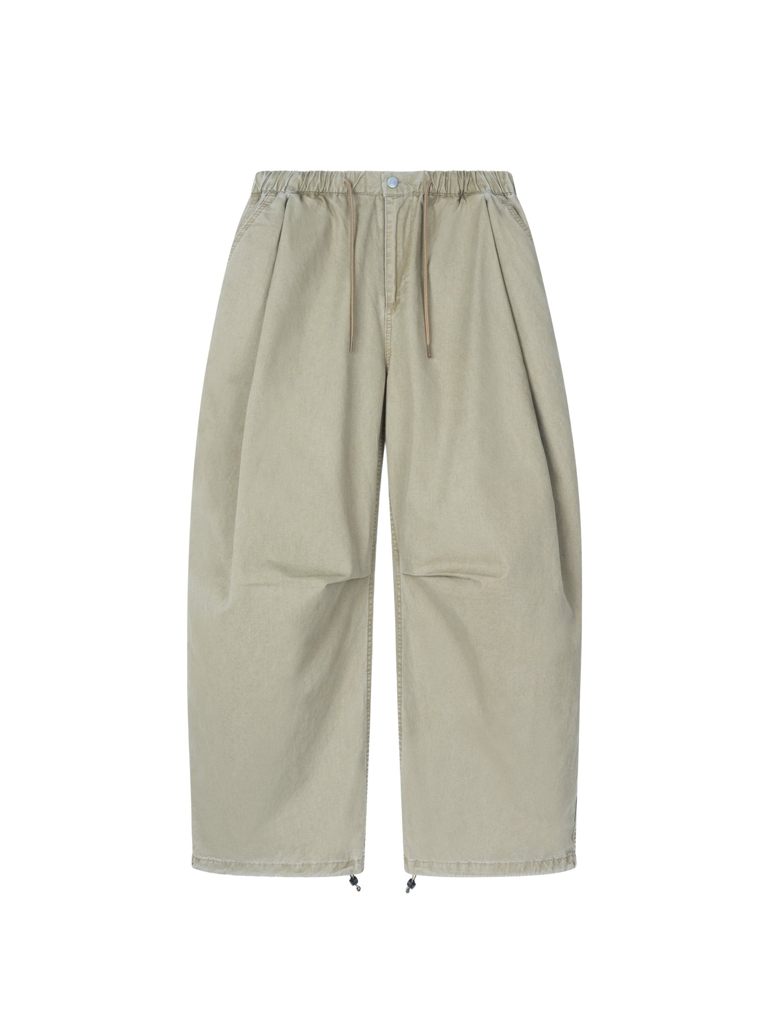 Cotton Balloon Pants (Olive Khaki)