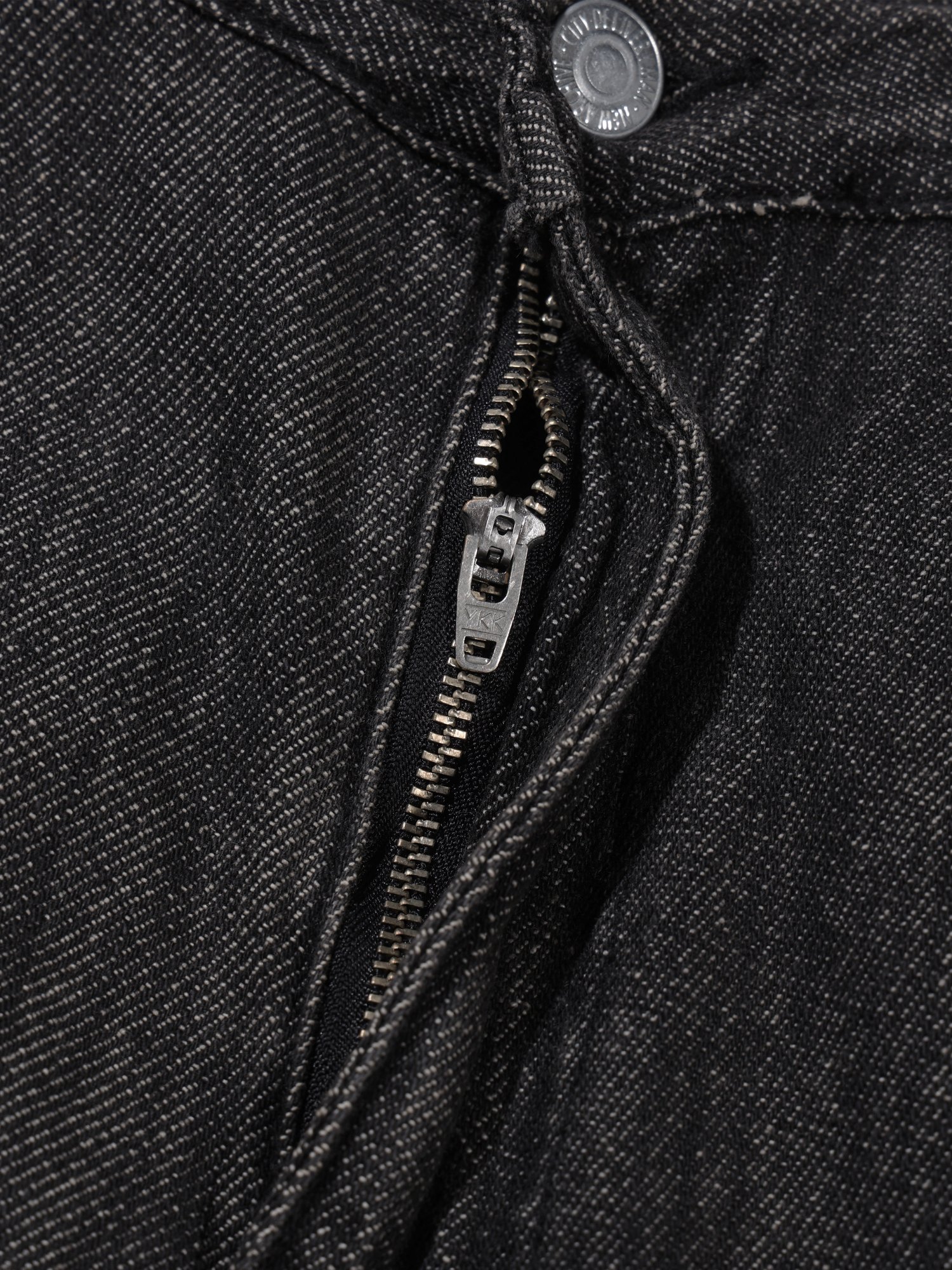 Cool Light Balloon Denim Pants (Black)