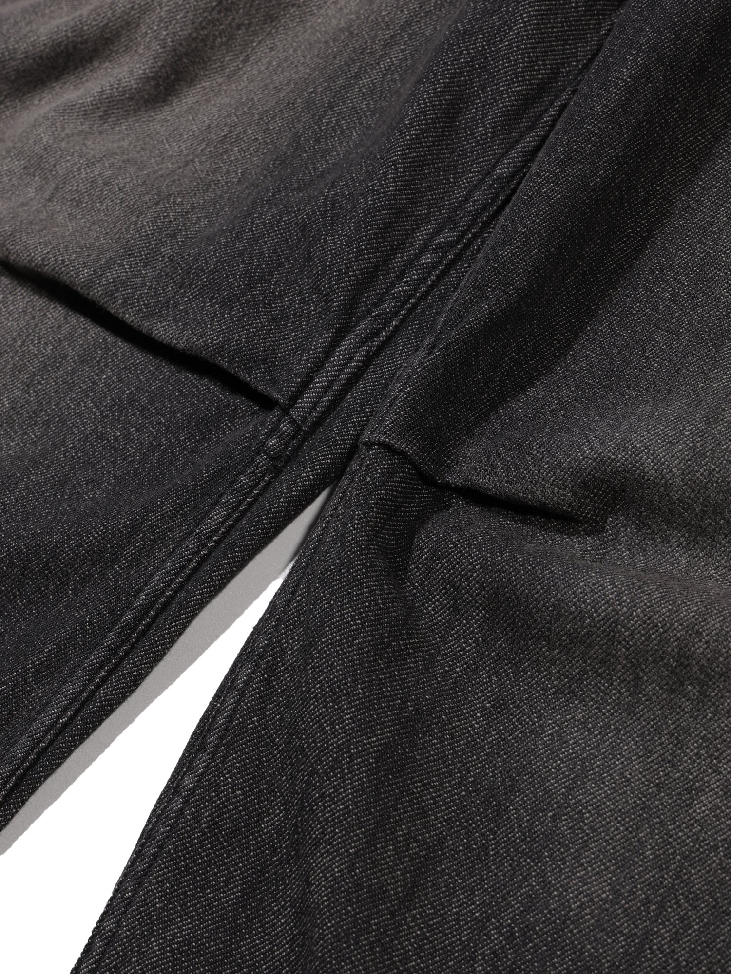 Cool Light Balloon Denim Pants (Black)