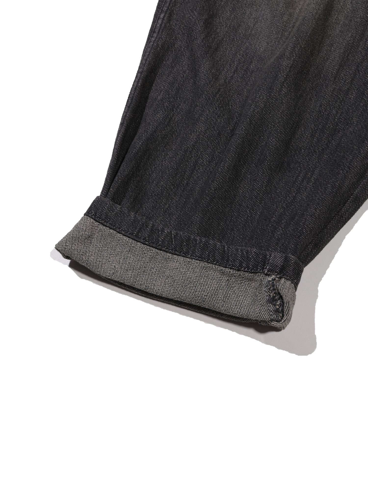 Cool Light Balloon Denim Pants (Black)