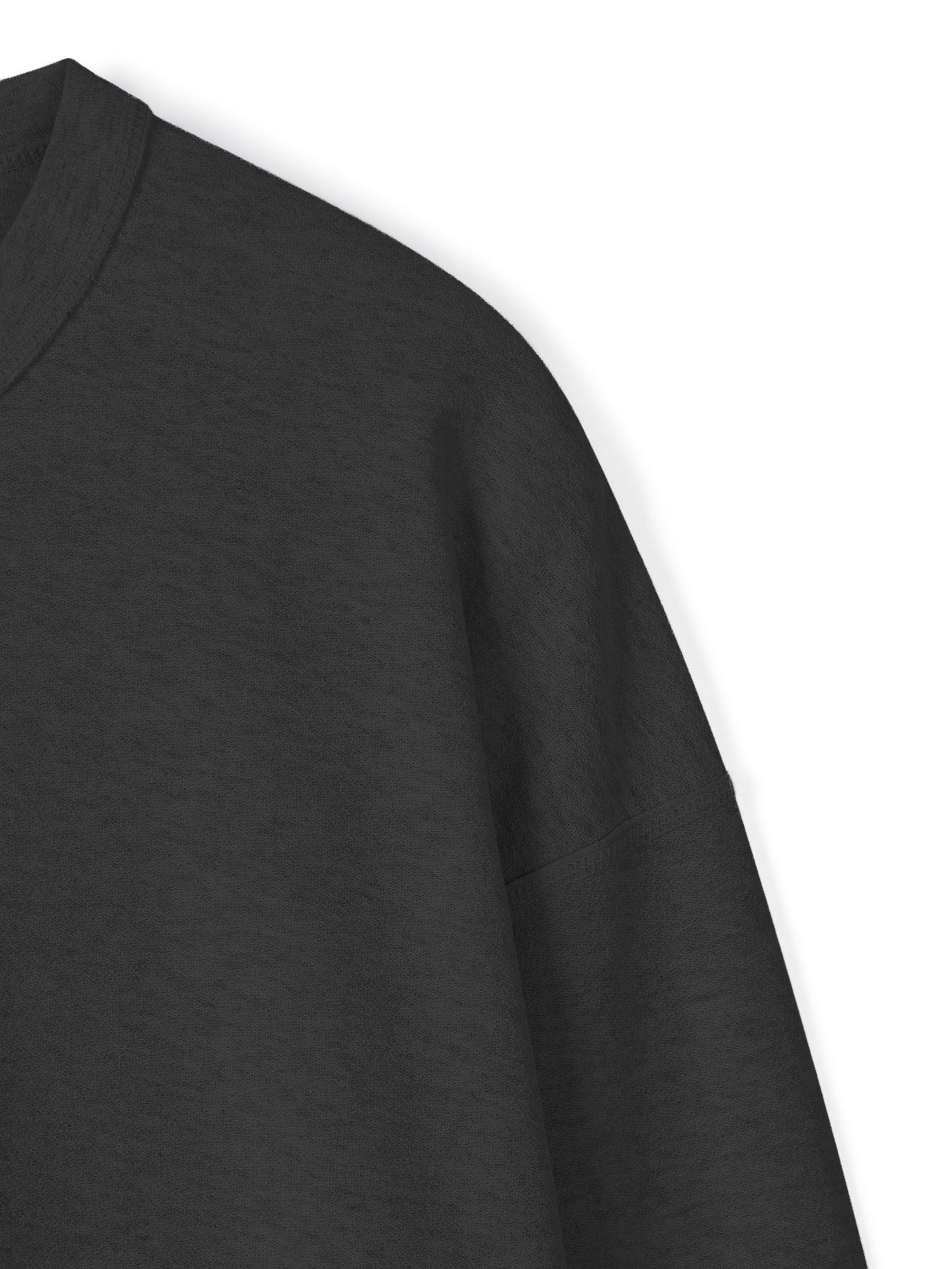 Crape Long Sleeve (Charcoal)