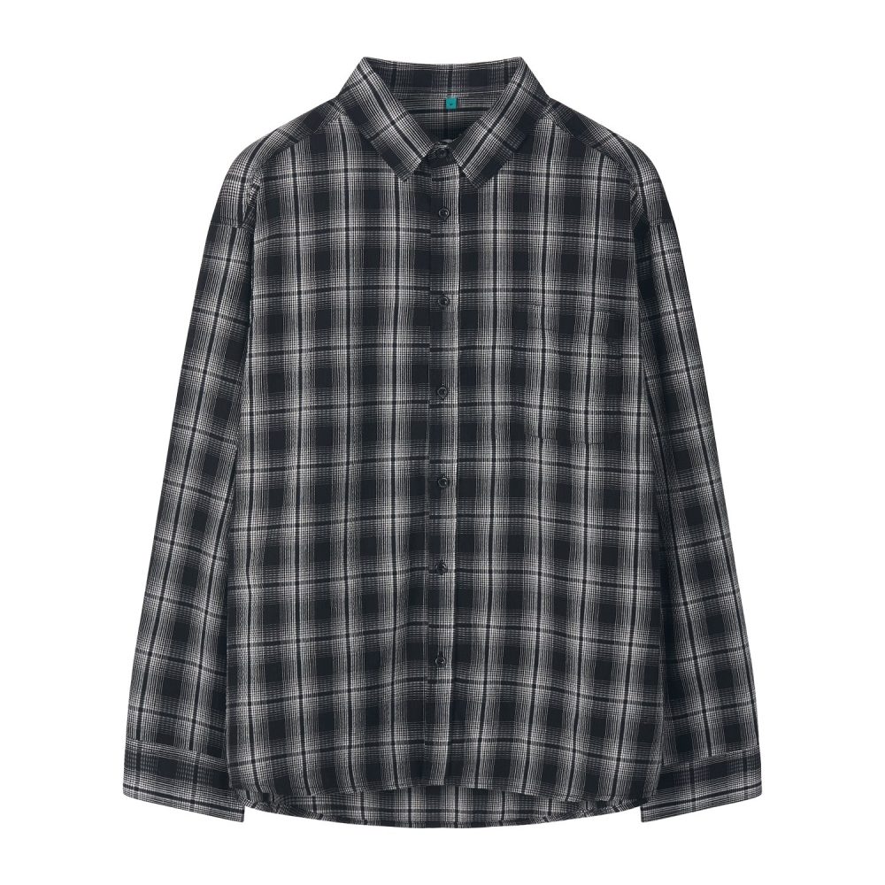 Temper Check Shirt (Black)
