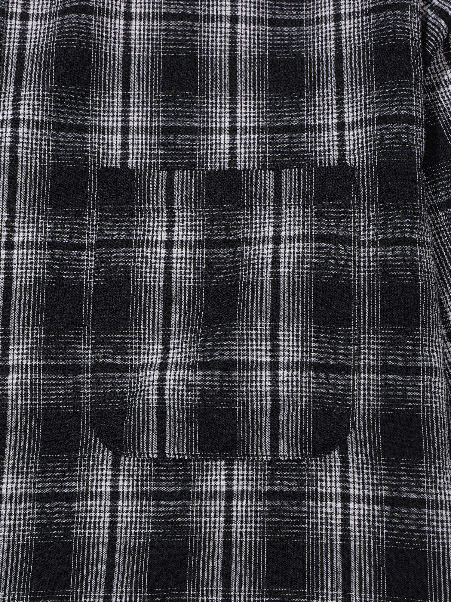 Temper Check Shirt (Black)