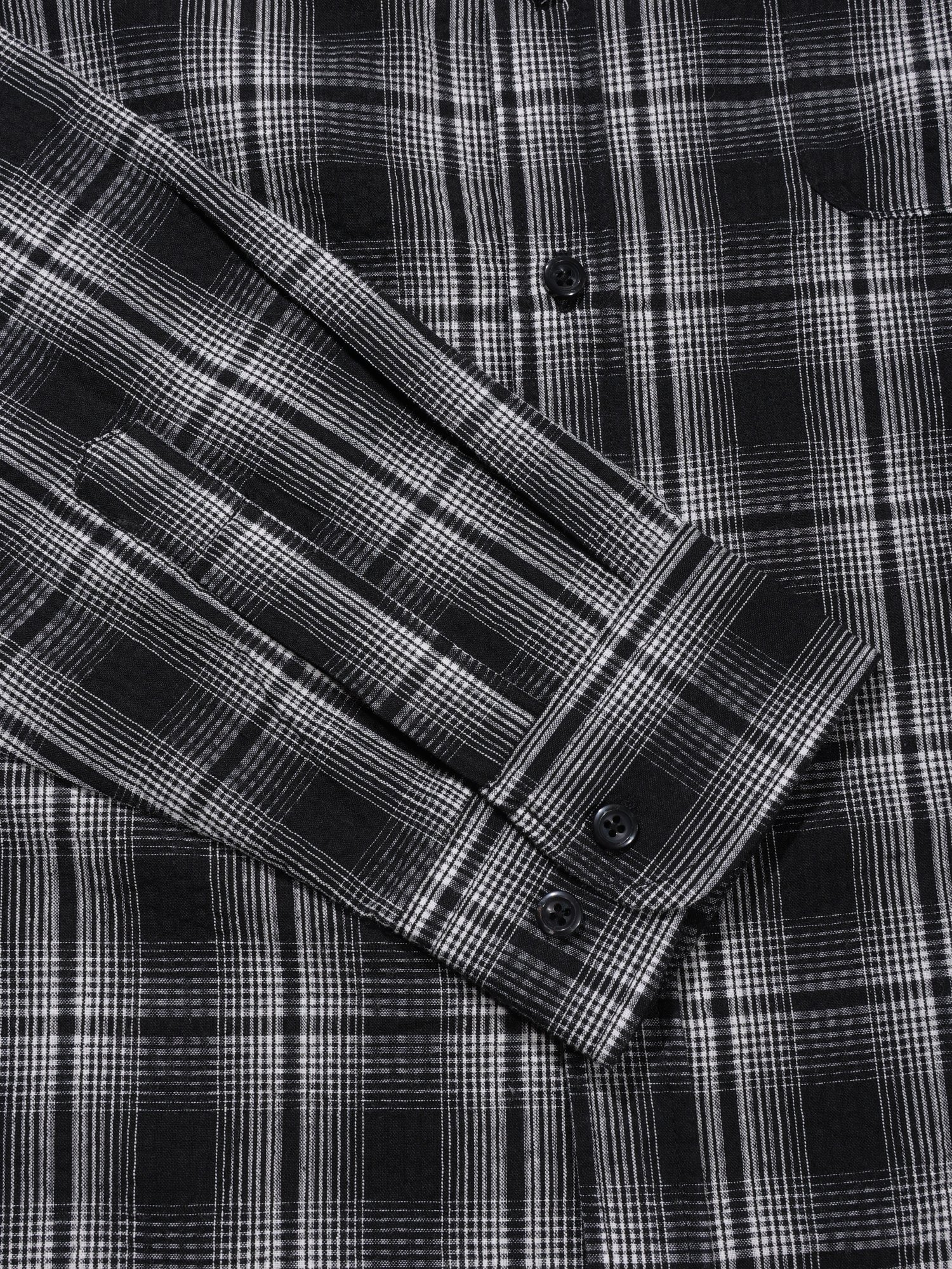 Temper Check Shirt (Black)