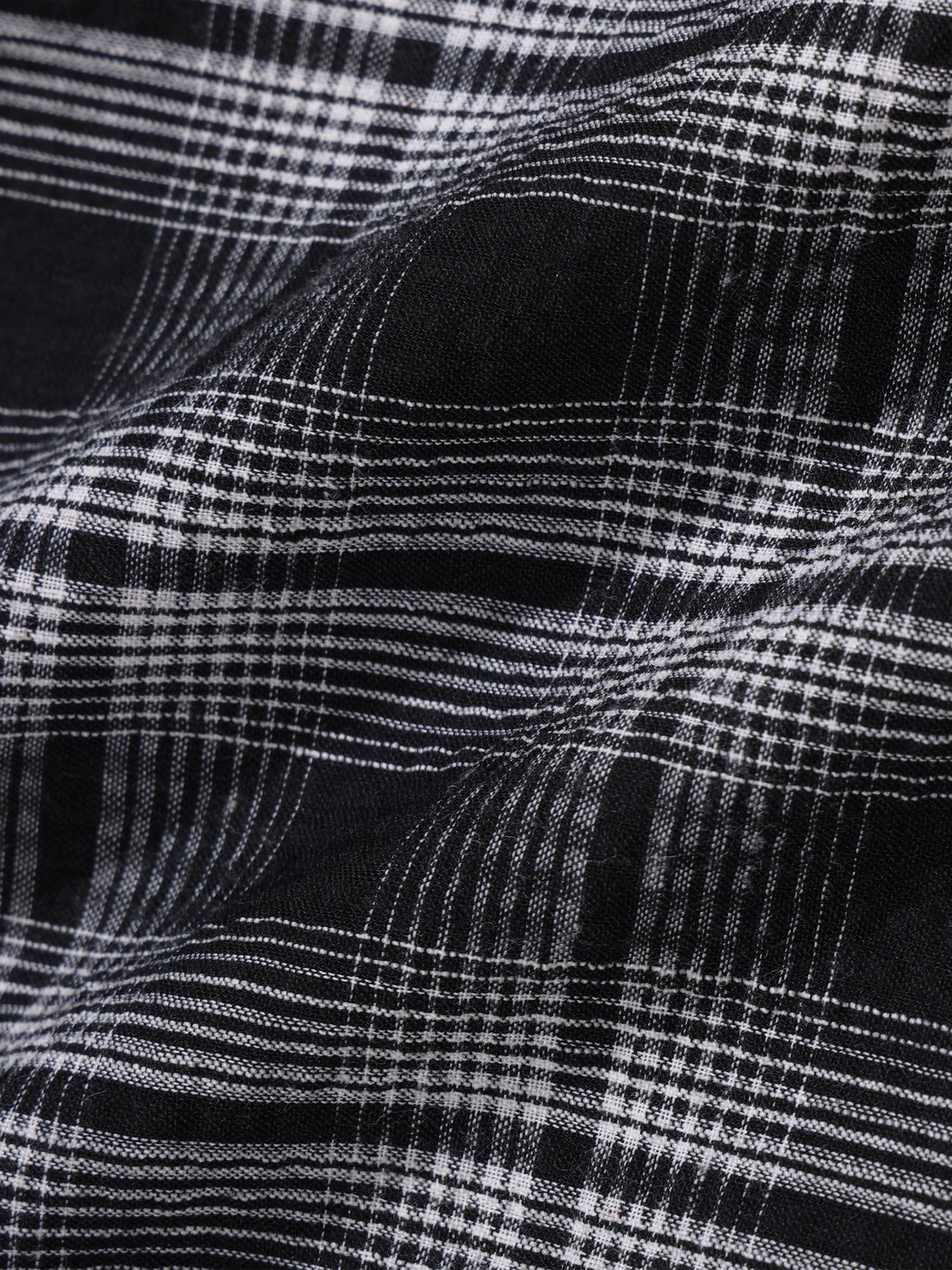 Temper Check Shirt (Black)