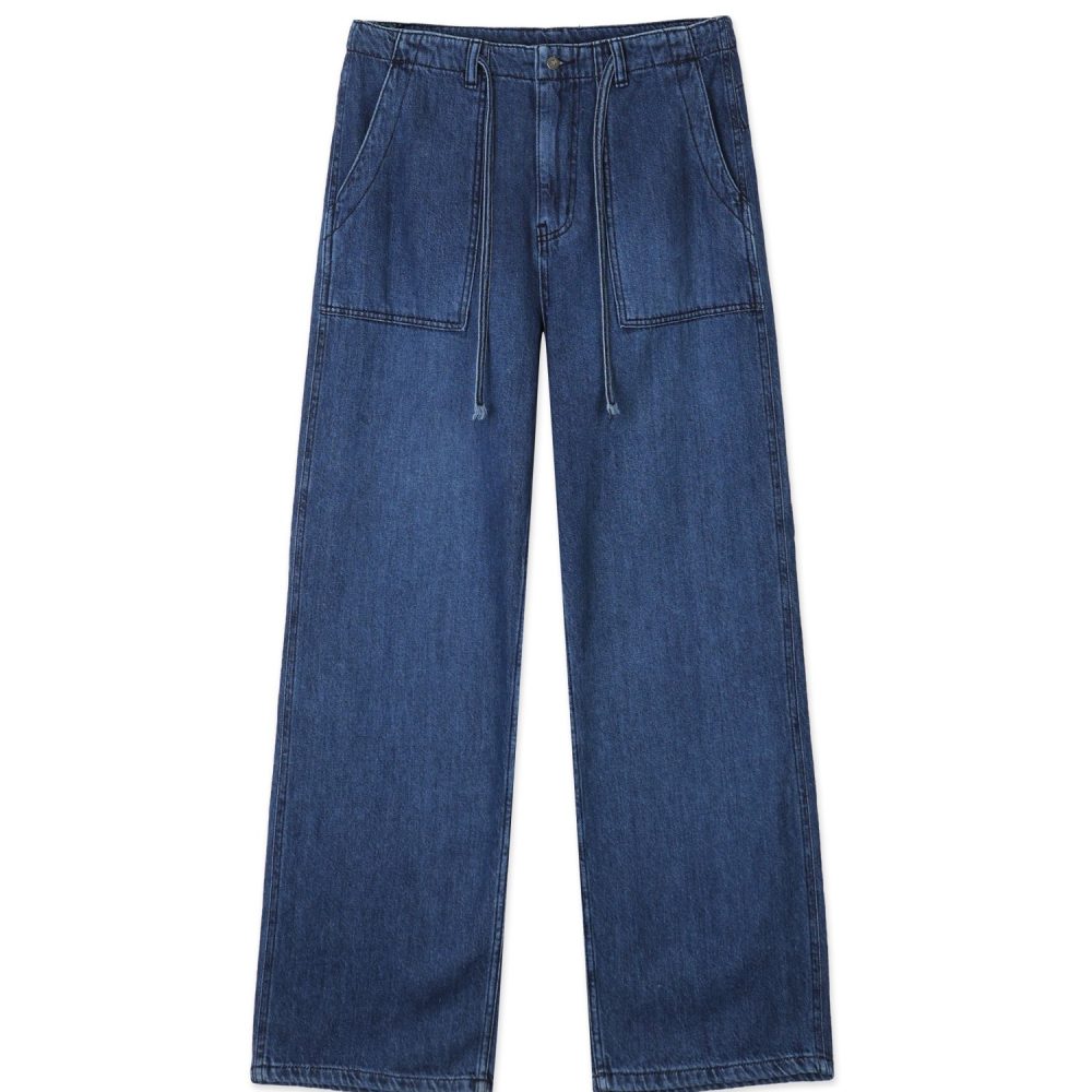 Fatigue Denim Pants (Mid Blue)