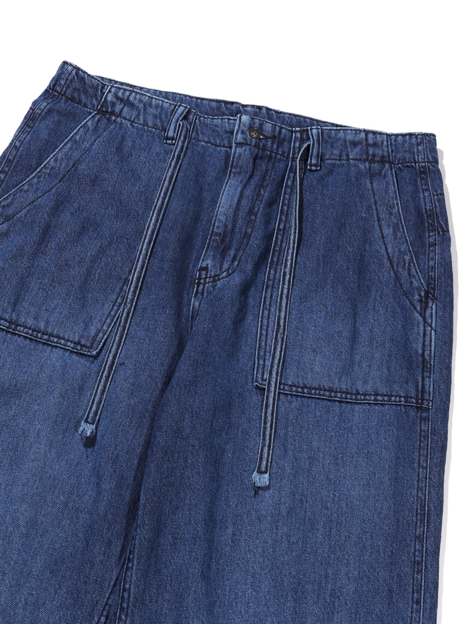 Fatigue Denim Pants (Mid Blue)