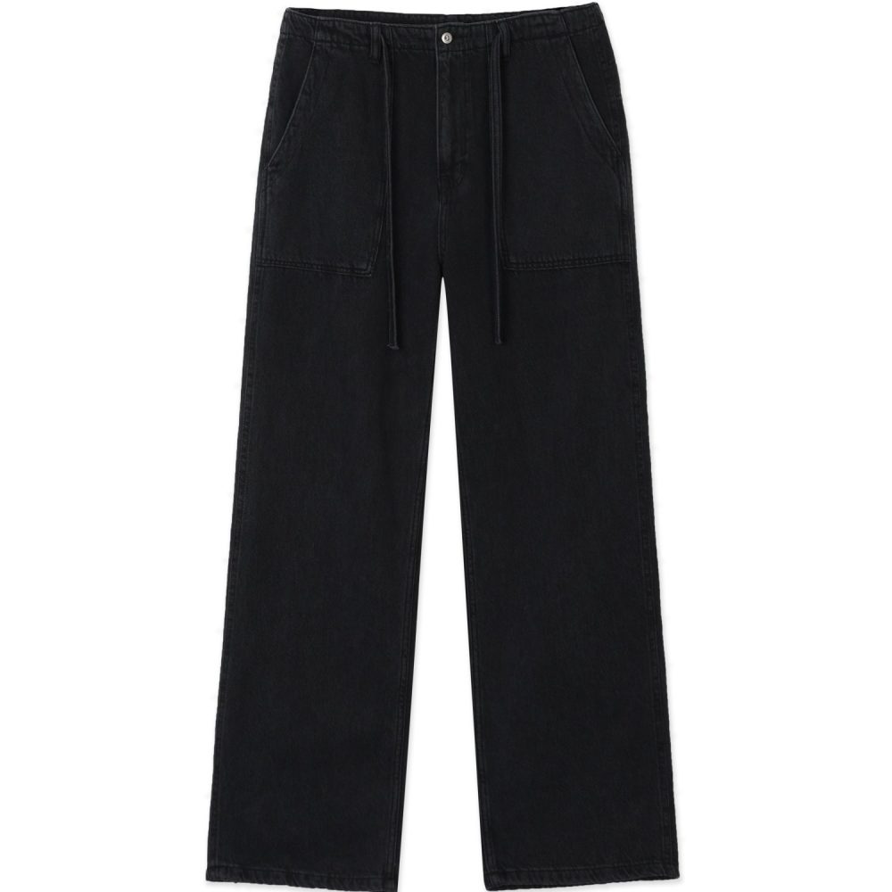 Fatigue Denim Pants (Black)
