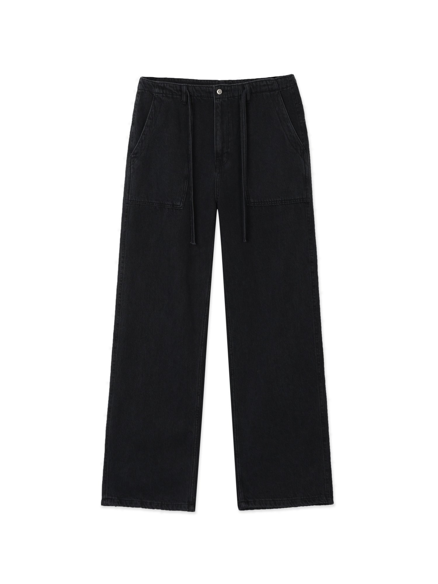 Fatigue Denim Pants (Black)