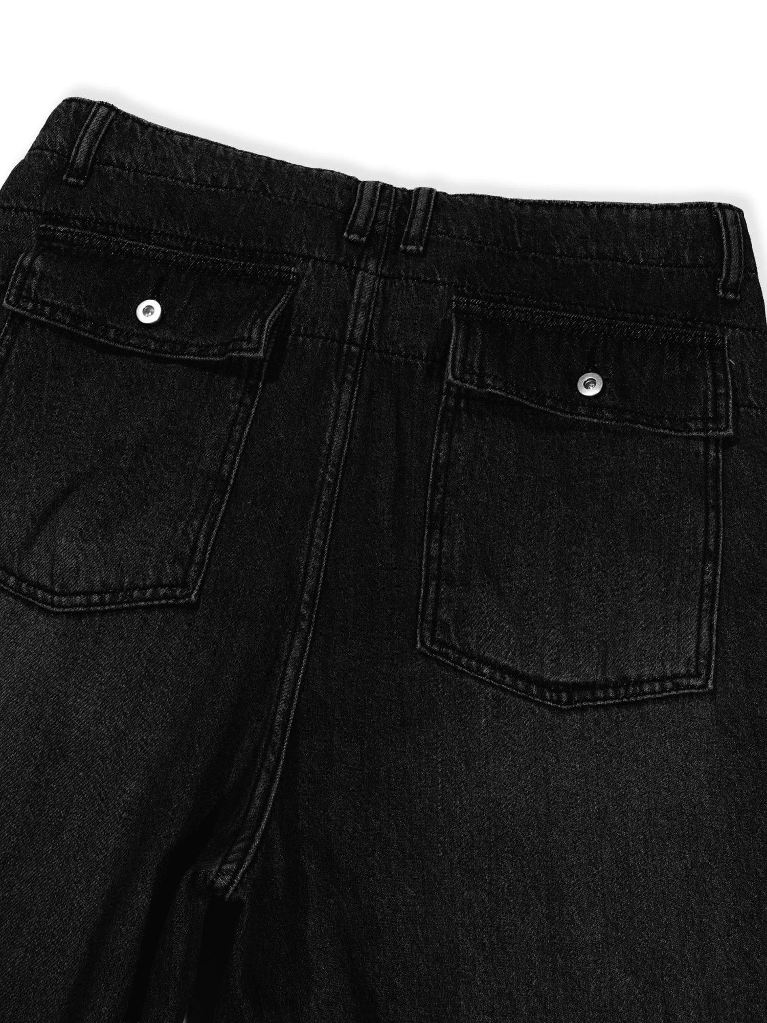 Fatigue Denim Pants (Black)
