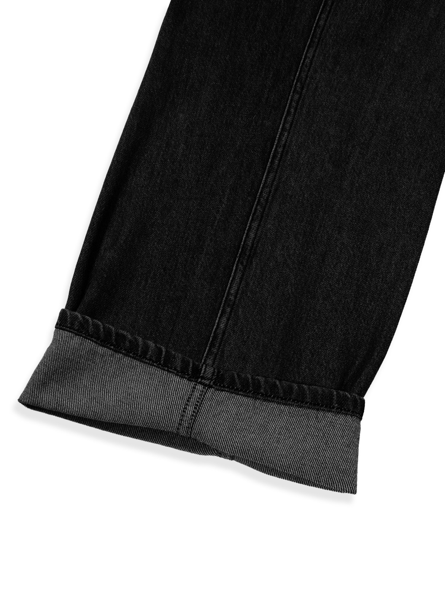 Fatigue Denim Pants (Black)