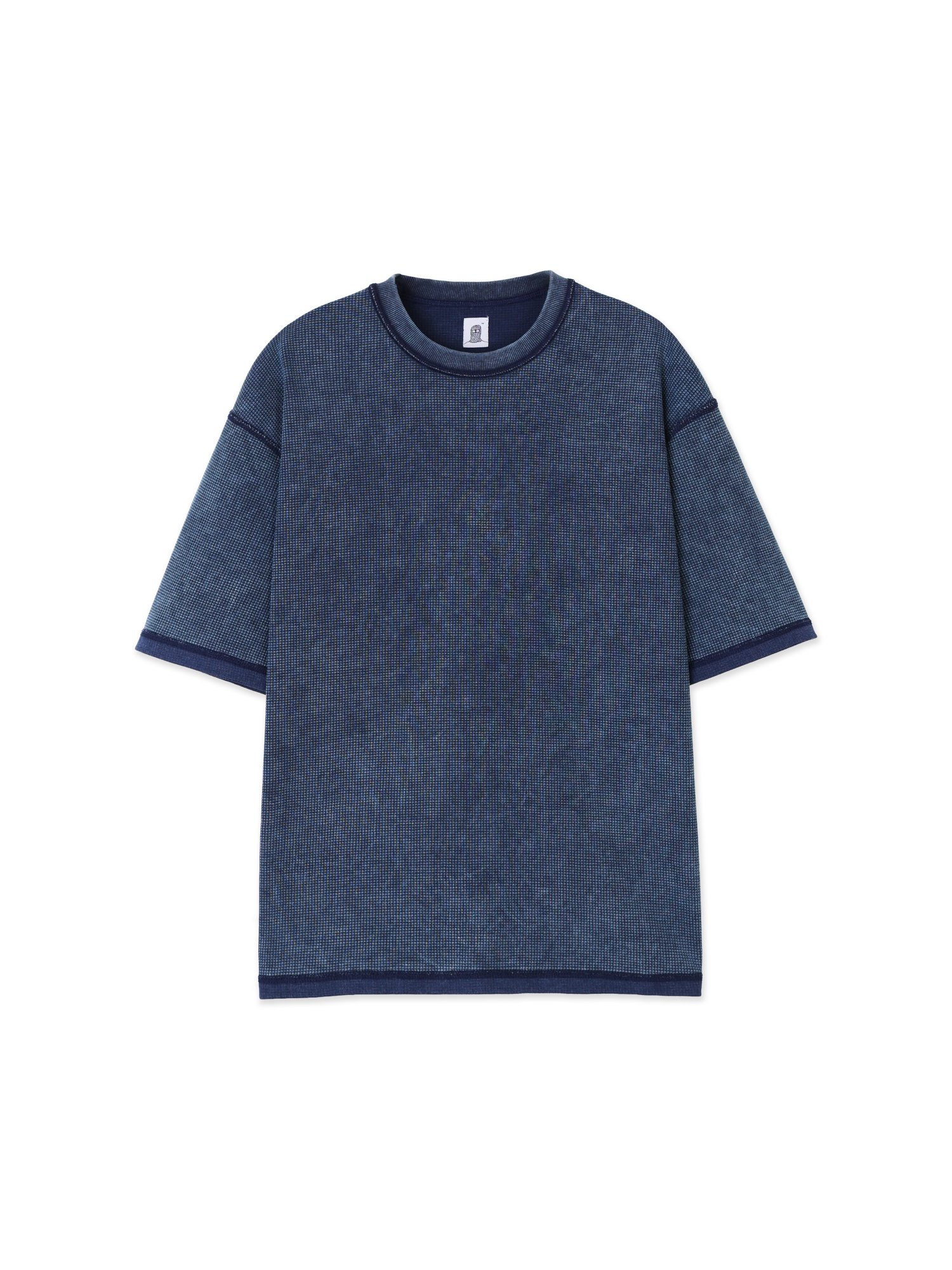 Fade Waffle Short Sleeve (Navy)