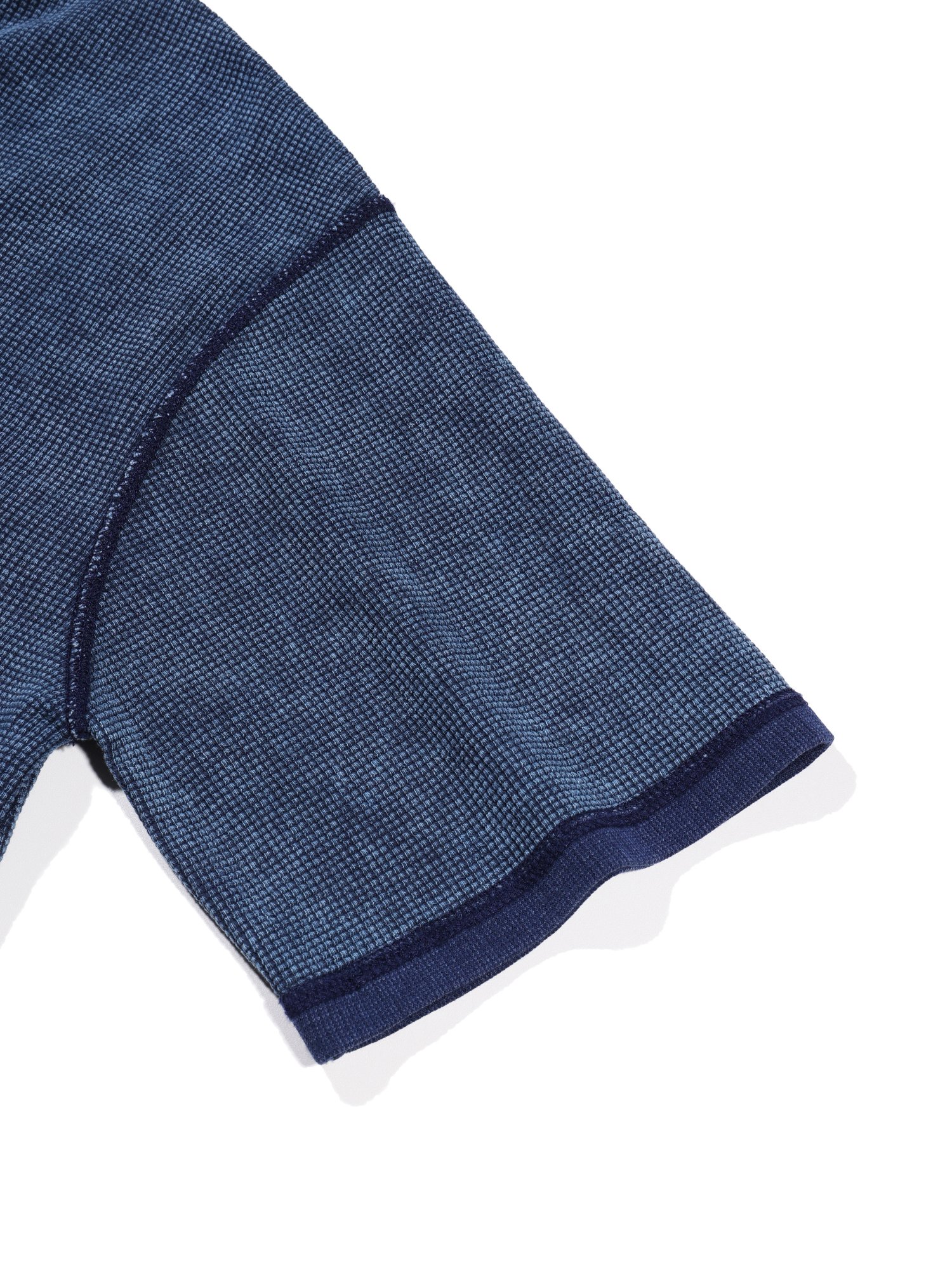 Fade Waffle Short Sleeve (Navy)