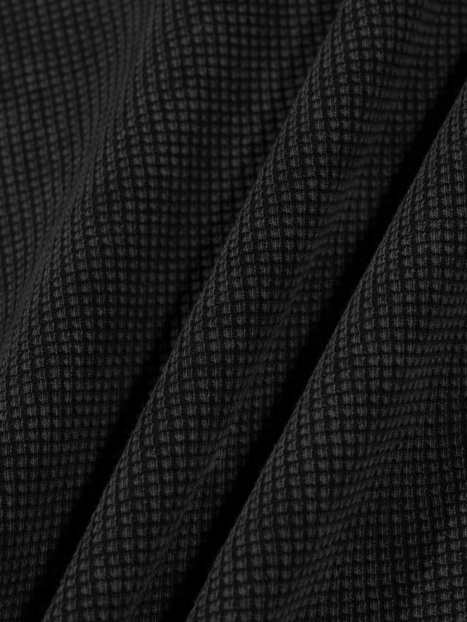 Fade Waffle Short Sleeve (Black)