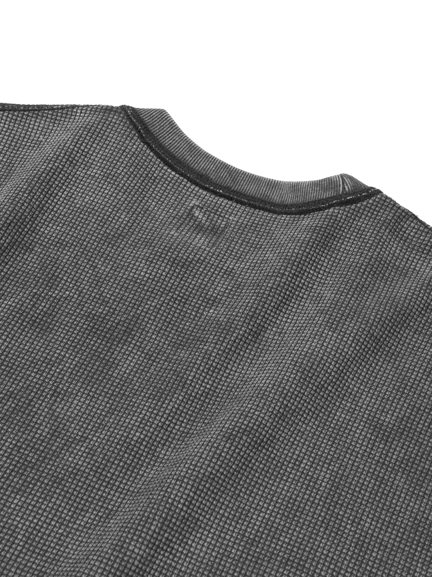 Fade Waffle Short Sleeve (Charcoal)
