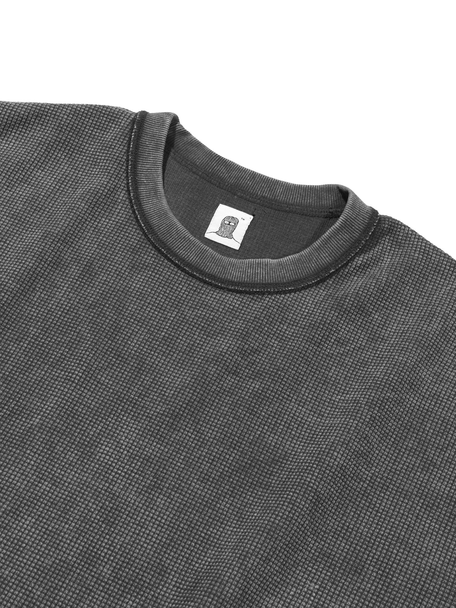 Fade Waffle Short Sleeve (Charcoal)