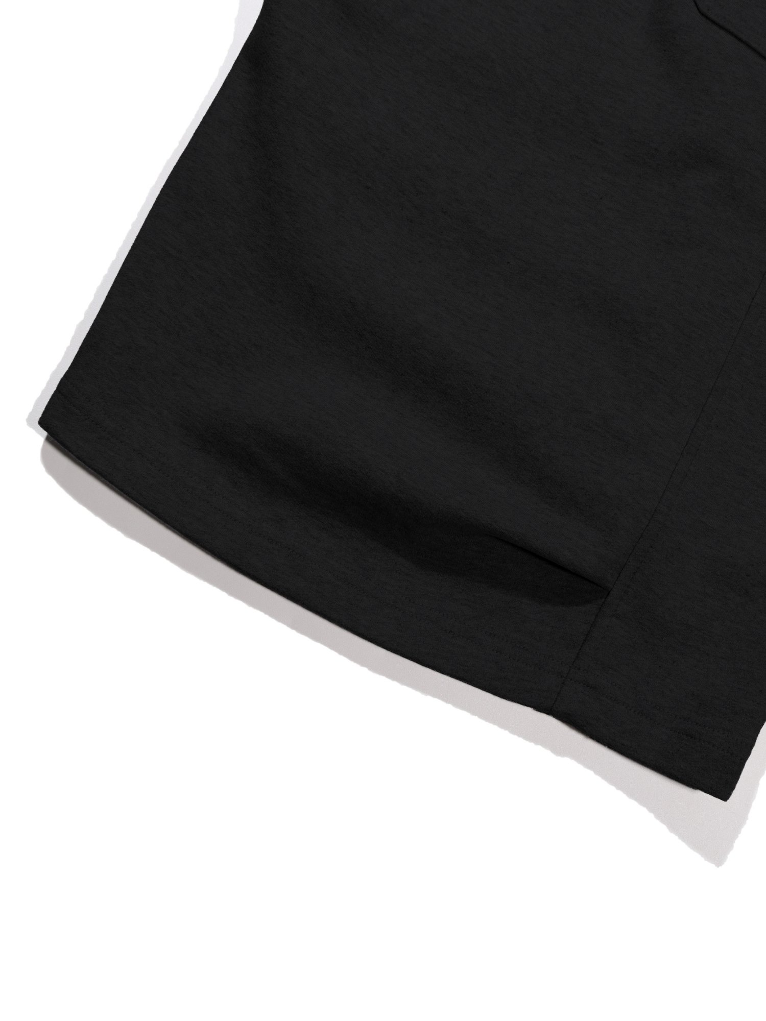 Folded Sweat Shorts (Black)