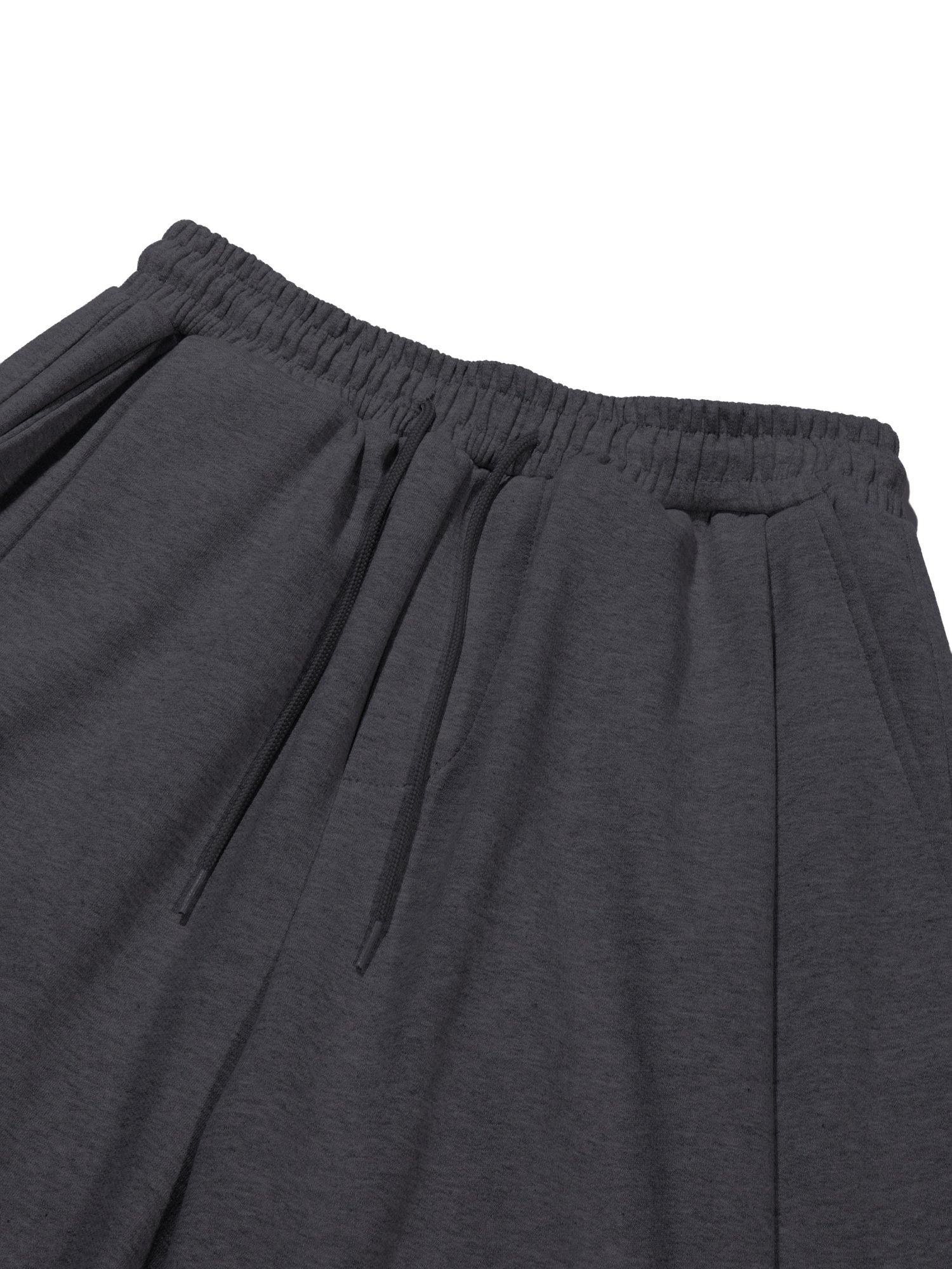 Folded Sweat Shorts (Charcoal)