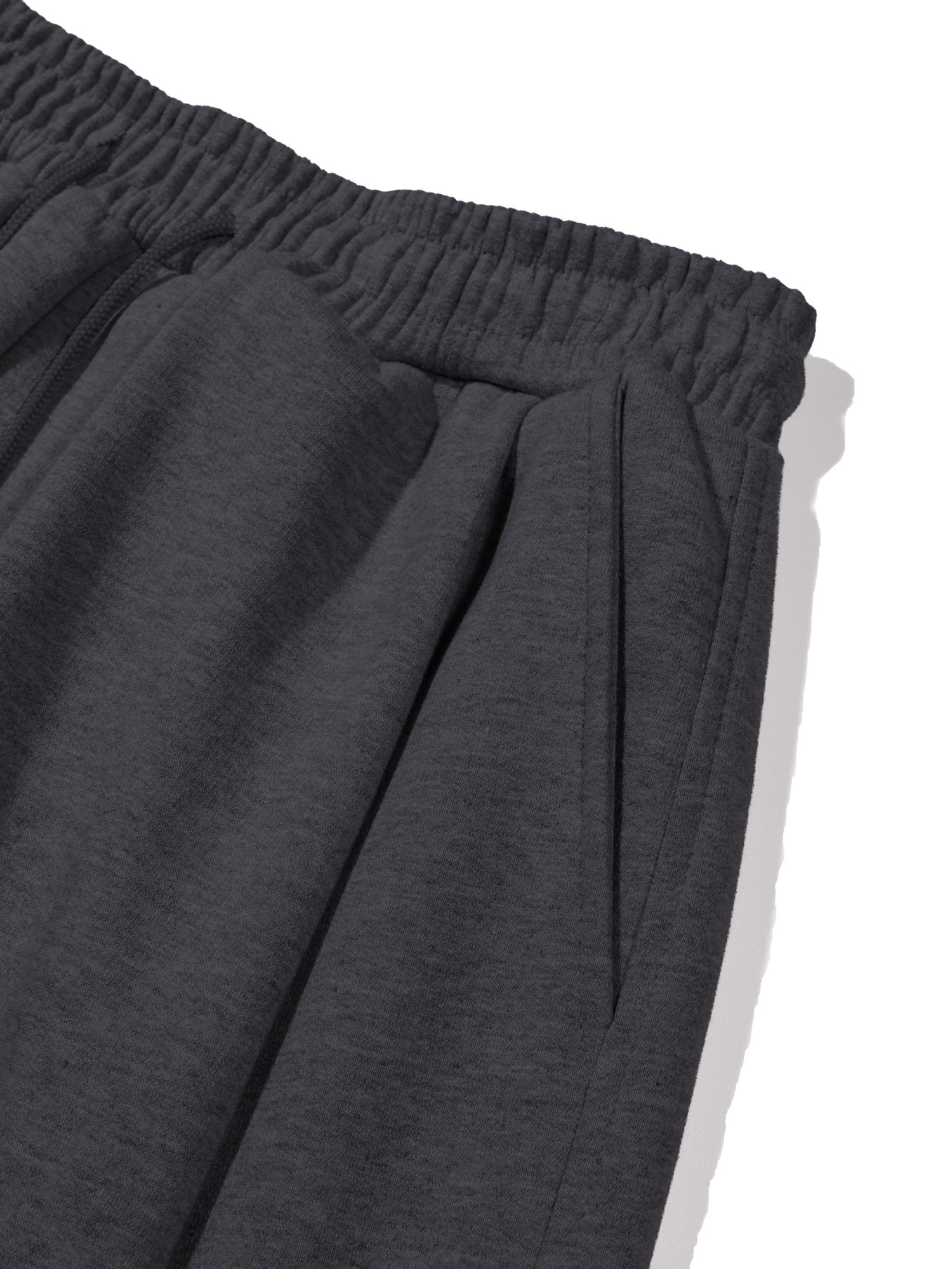 Folded Sweat Shorts (Charcoal)