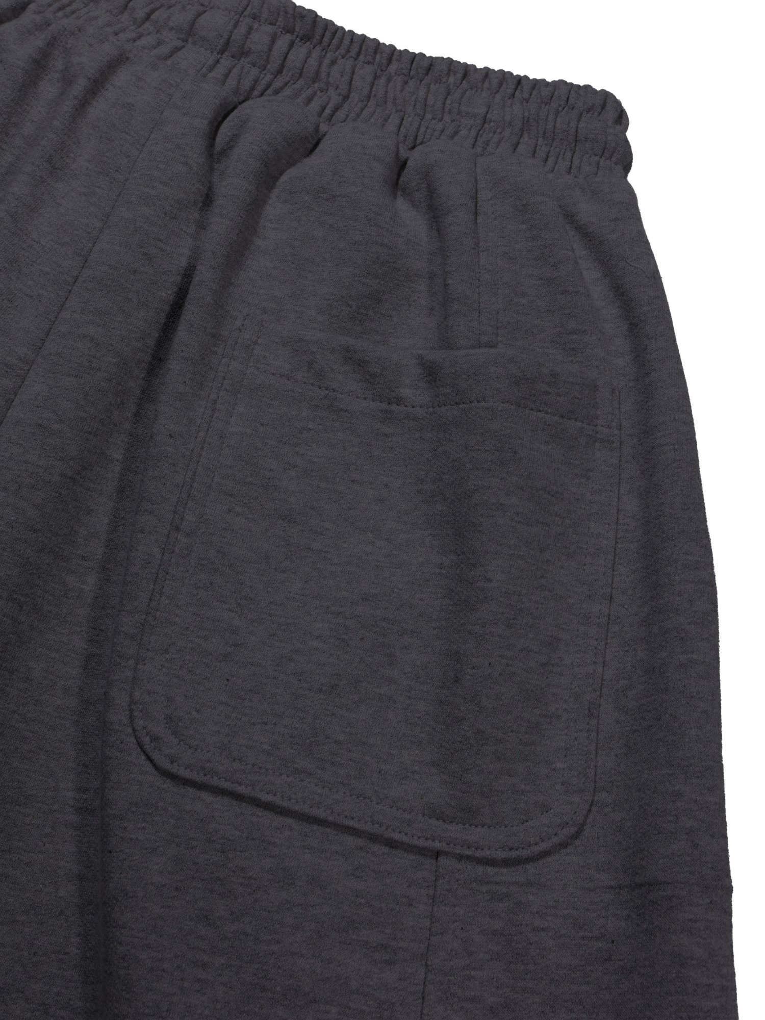 Folded Sweat Shorts (Charcoal)
